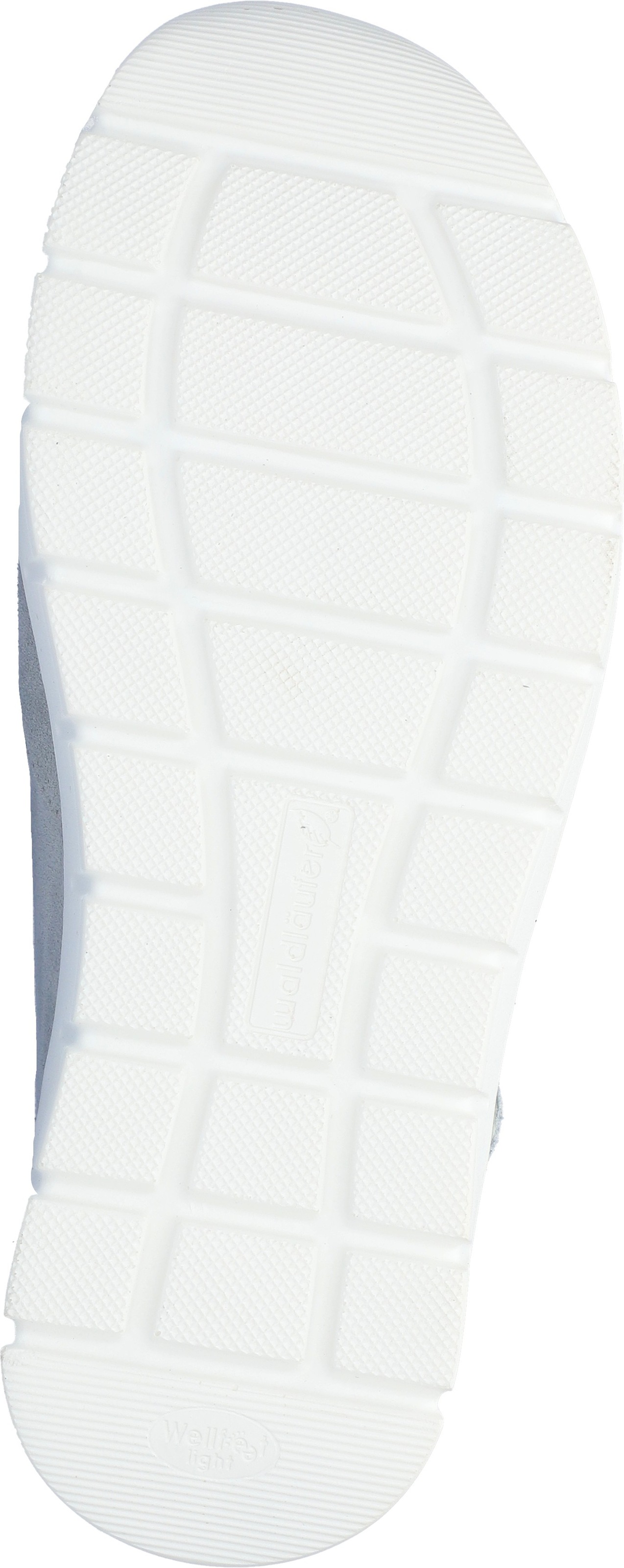 Sandale WALDLÄUFER "K-ADEA", Herren, Gr. 8 (42), hellgrau, Veloursleder, unifarben, Basic, Schuhe Sandale, Keilsandalette, Sommerschuh, Bequemschuh, Klettverschlüsse, K-Weite 2