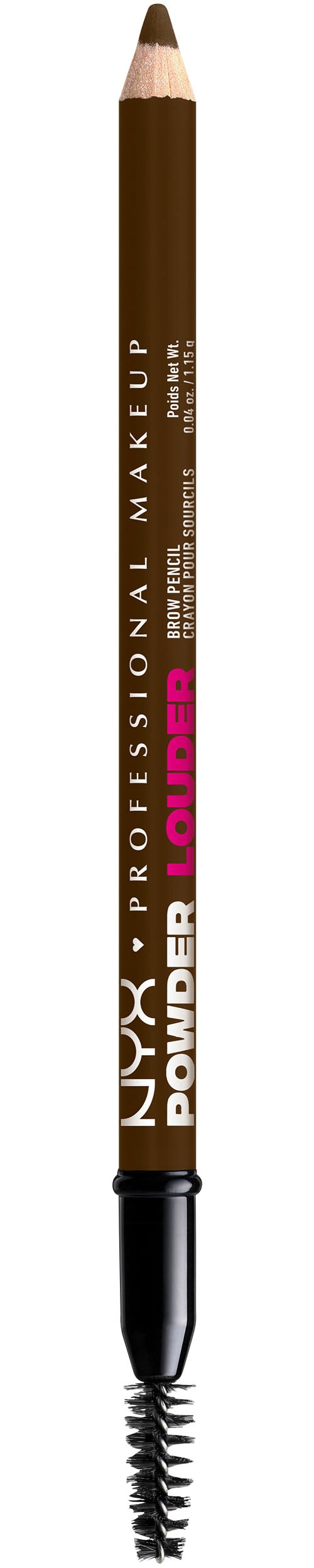 NYX Augenbrauenpflege »Makeup Powder Louder Brow Pencil«, mit Mikrofiber
