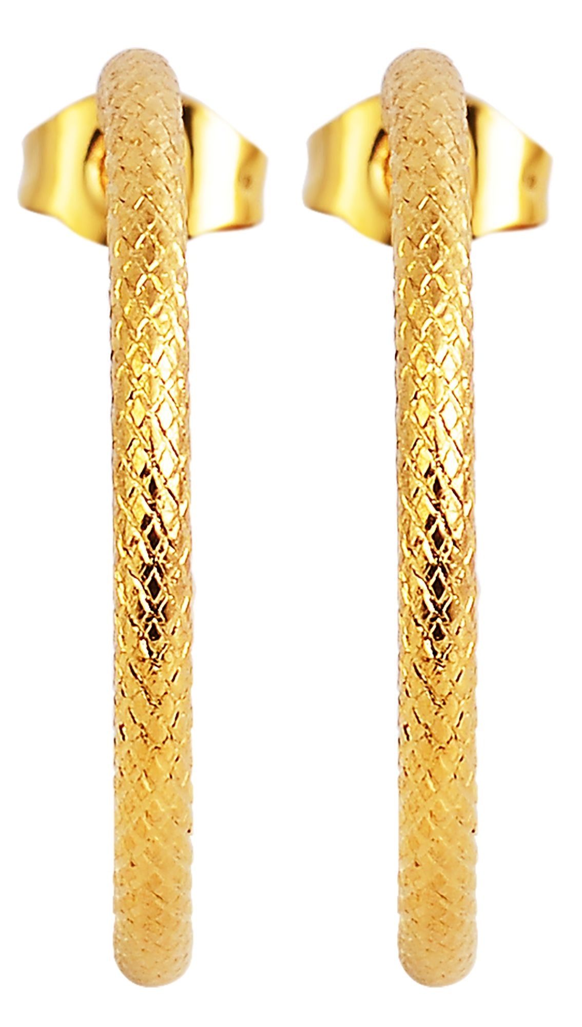 Adelia´s Paar Creolen »Damen Ohrringe – Creole aus Edelstahl« Ein stilvolles Geschenk für besondere Momente