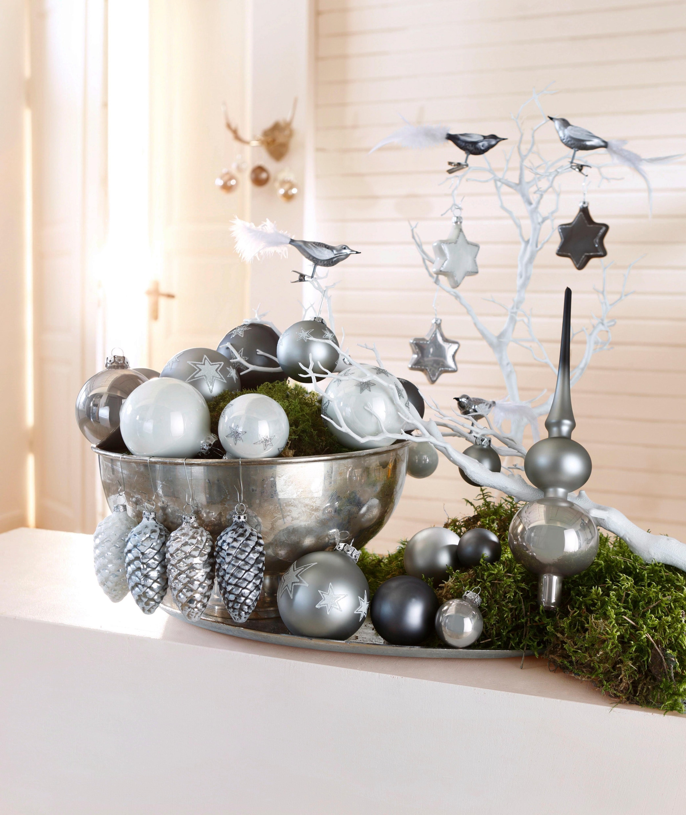 my home Christbaumspitze »Chrome, Weihnachtsdeko, Christbaumschmuck«