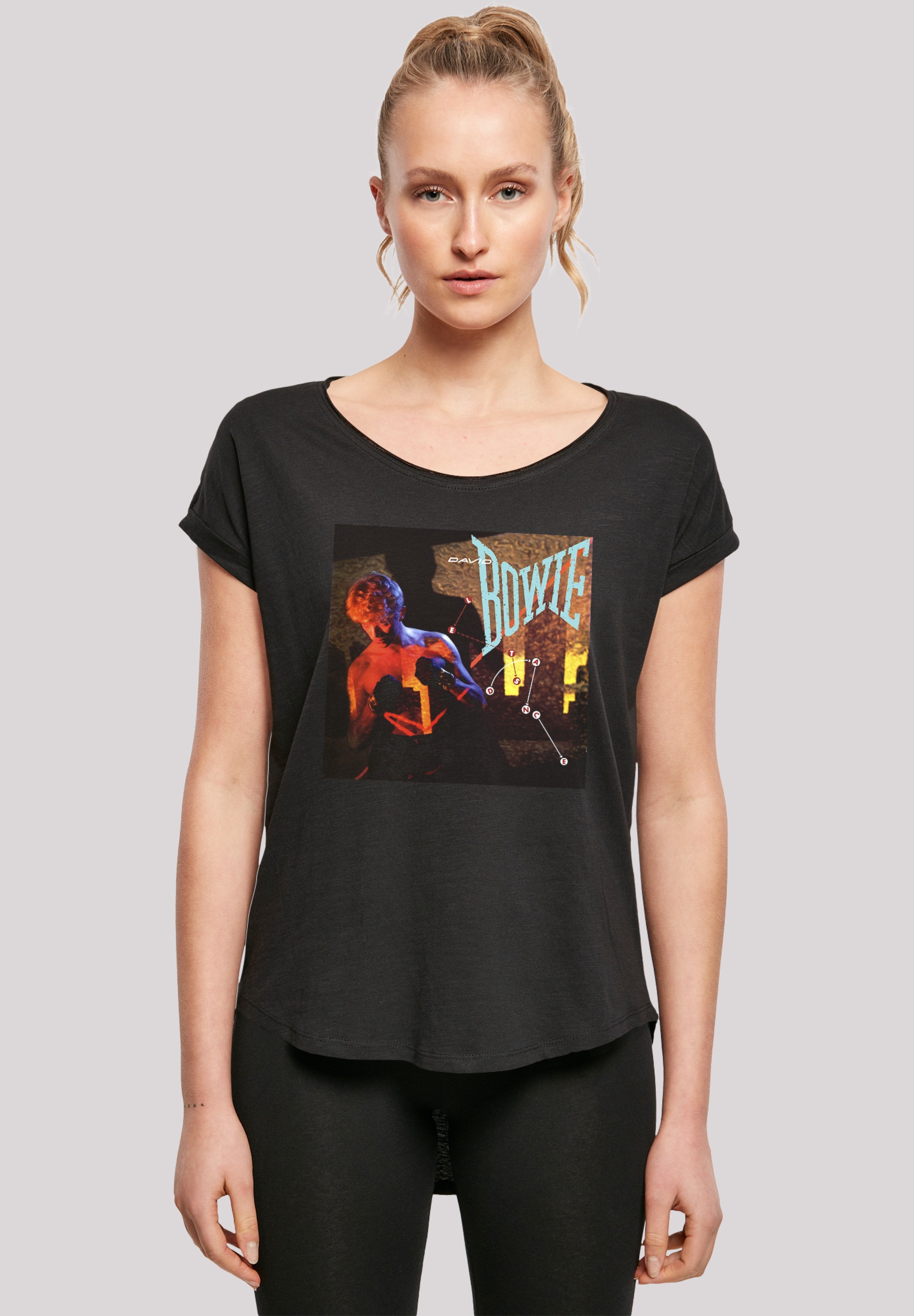 F4NT4STIC T-Shirt »David Bowie Let's Dance Album Cover'«, Print