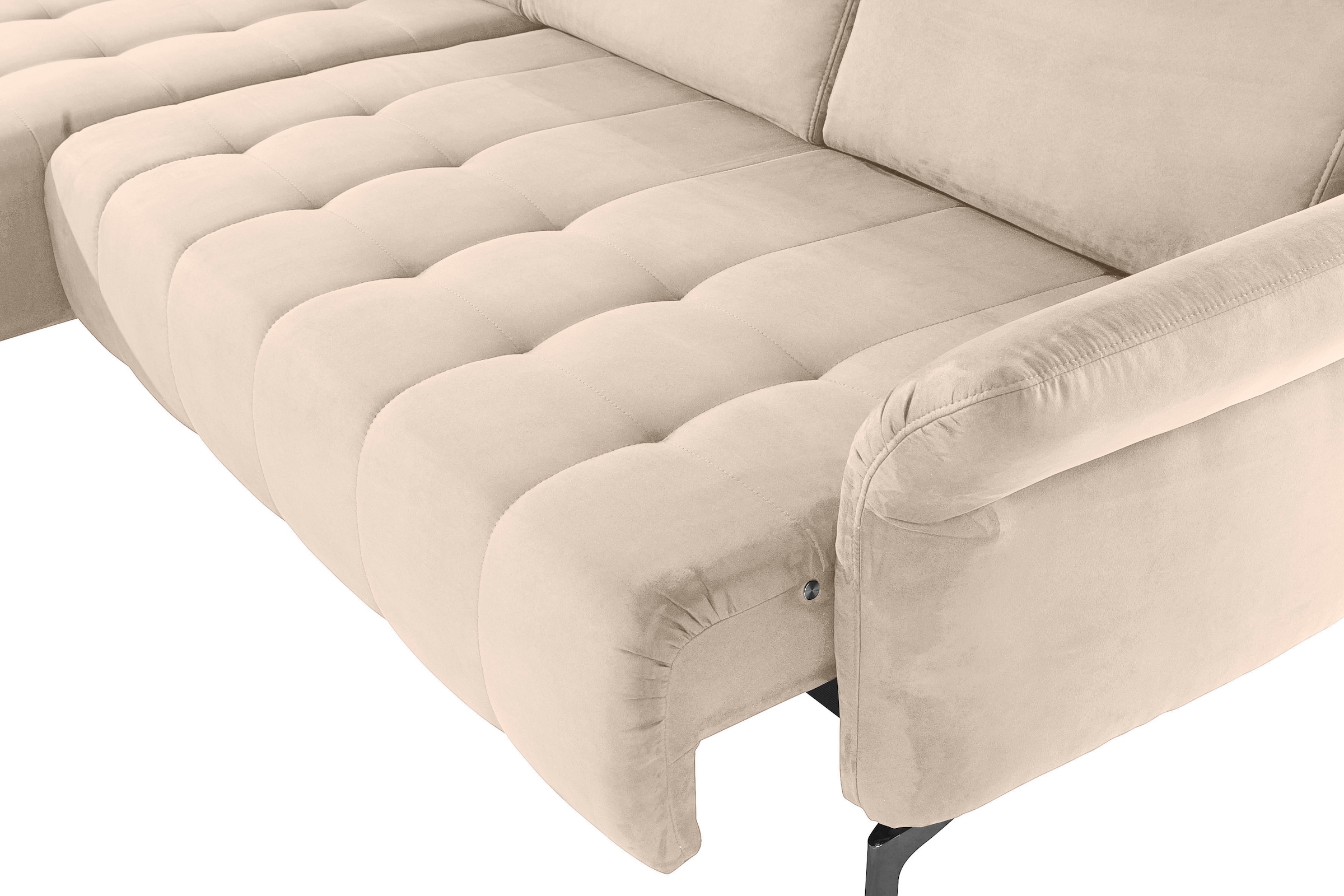 INOSIGN Ecksofa »Fresh L-Form« Federkern, wahlweise Kopfteilverstellung und motorischer Vorziehsitz