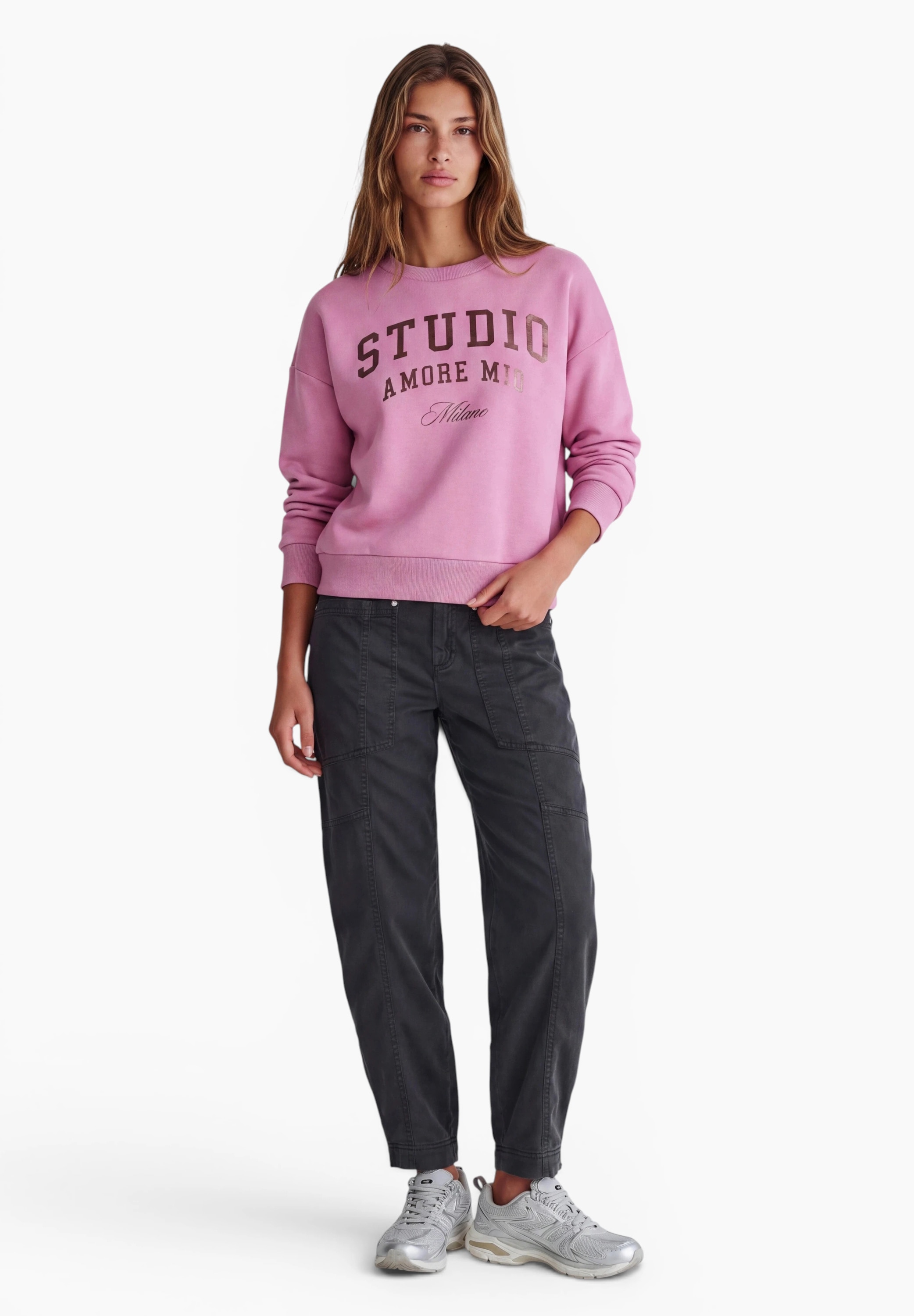 STREET ONE STUDIO Stoffhose  Middle Waist