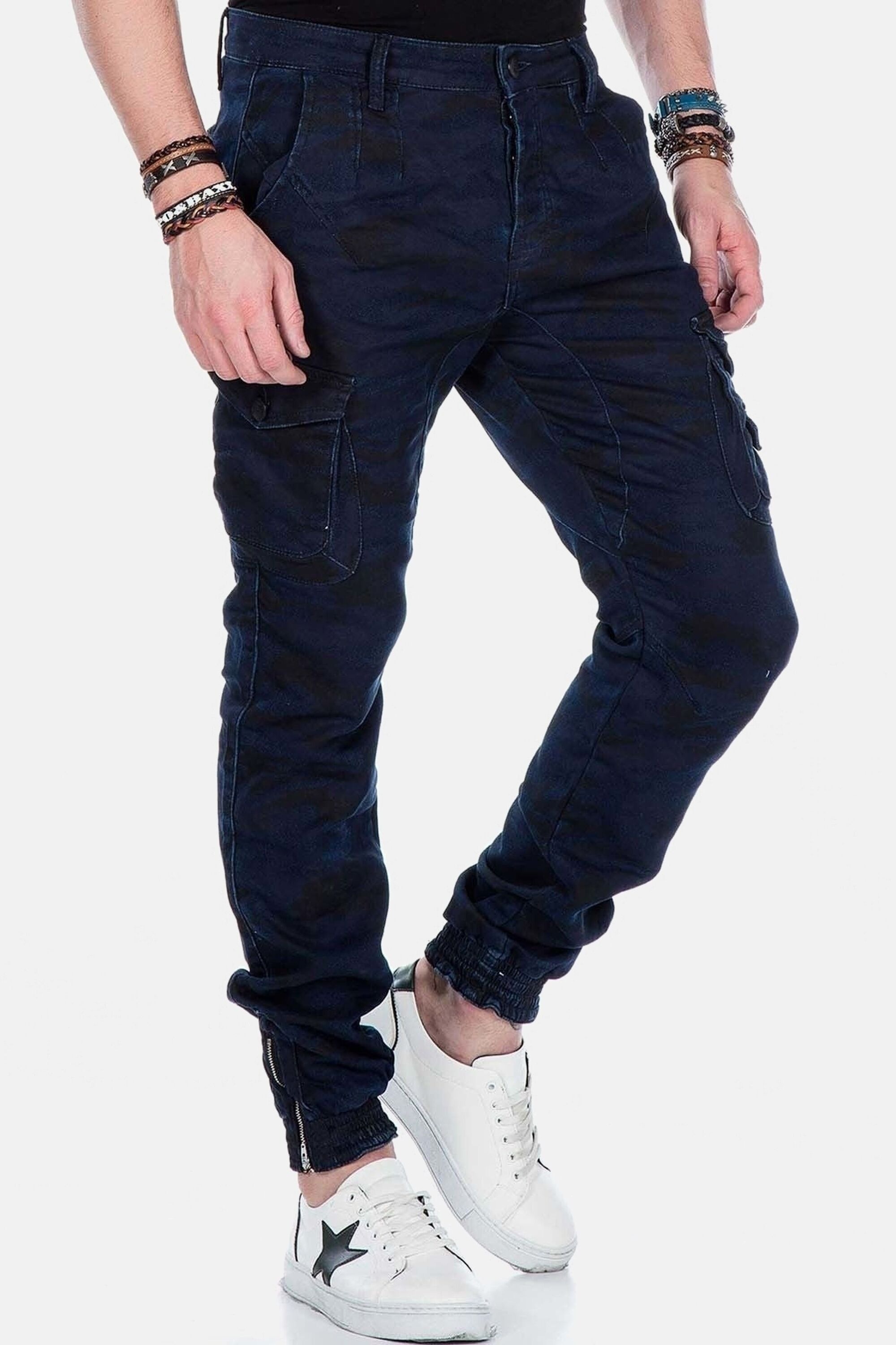 Thumbnail - Cipo & Baxx Loose-fit-Jeans "Jeans" mit Stretch-Bündchen, CD-422