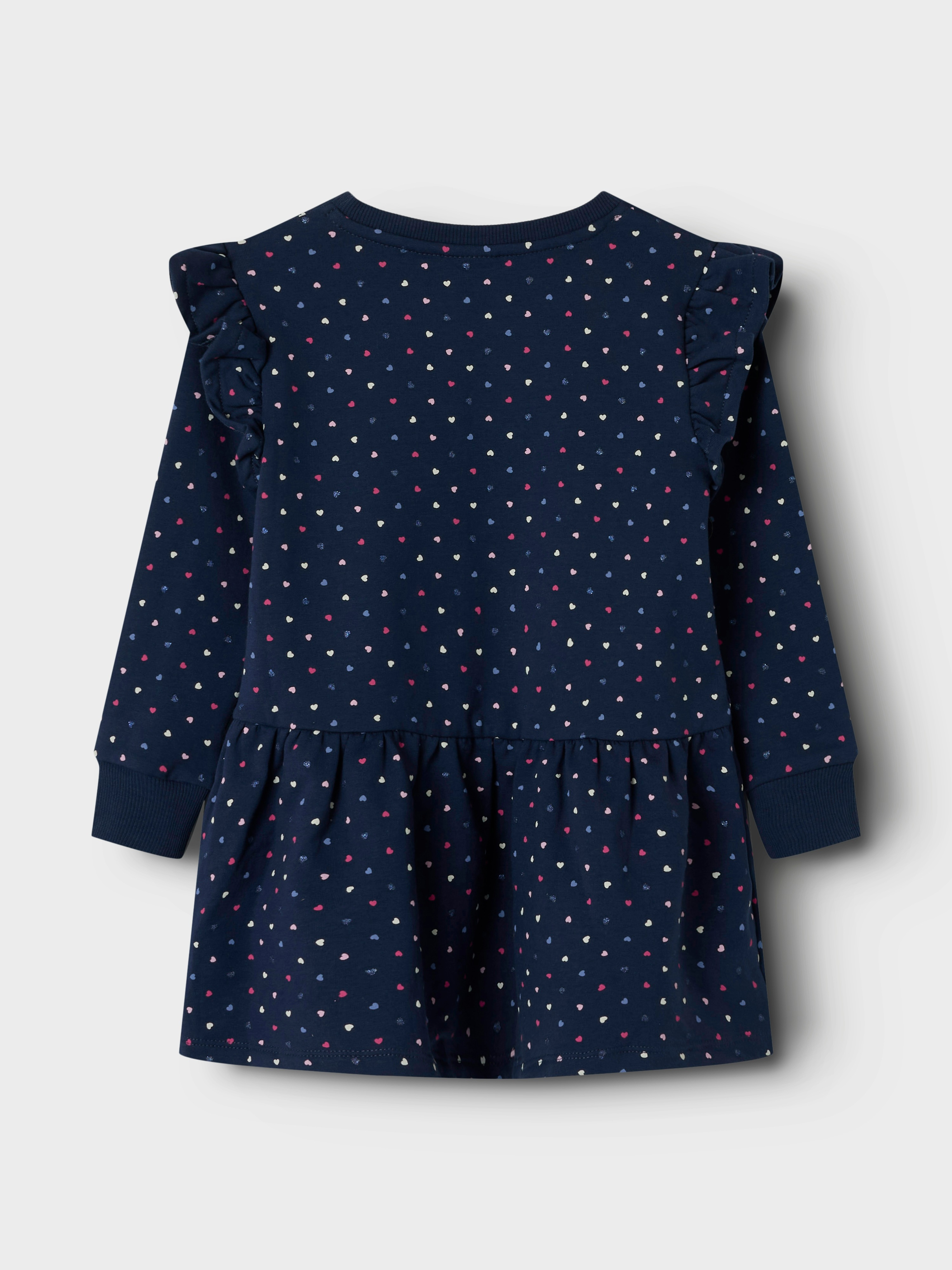 Thumbnail - Name It Minikleid "NMFOEANA LS SWE DRESS BRU PB"