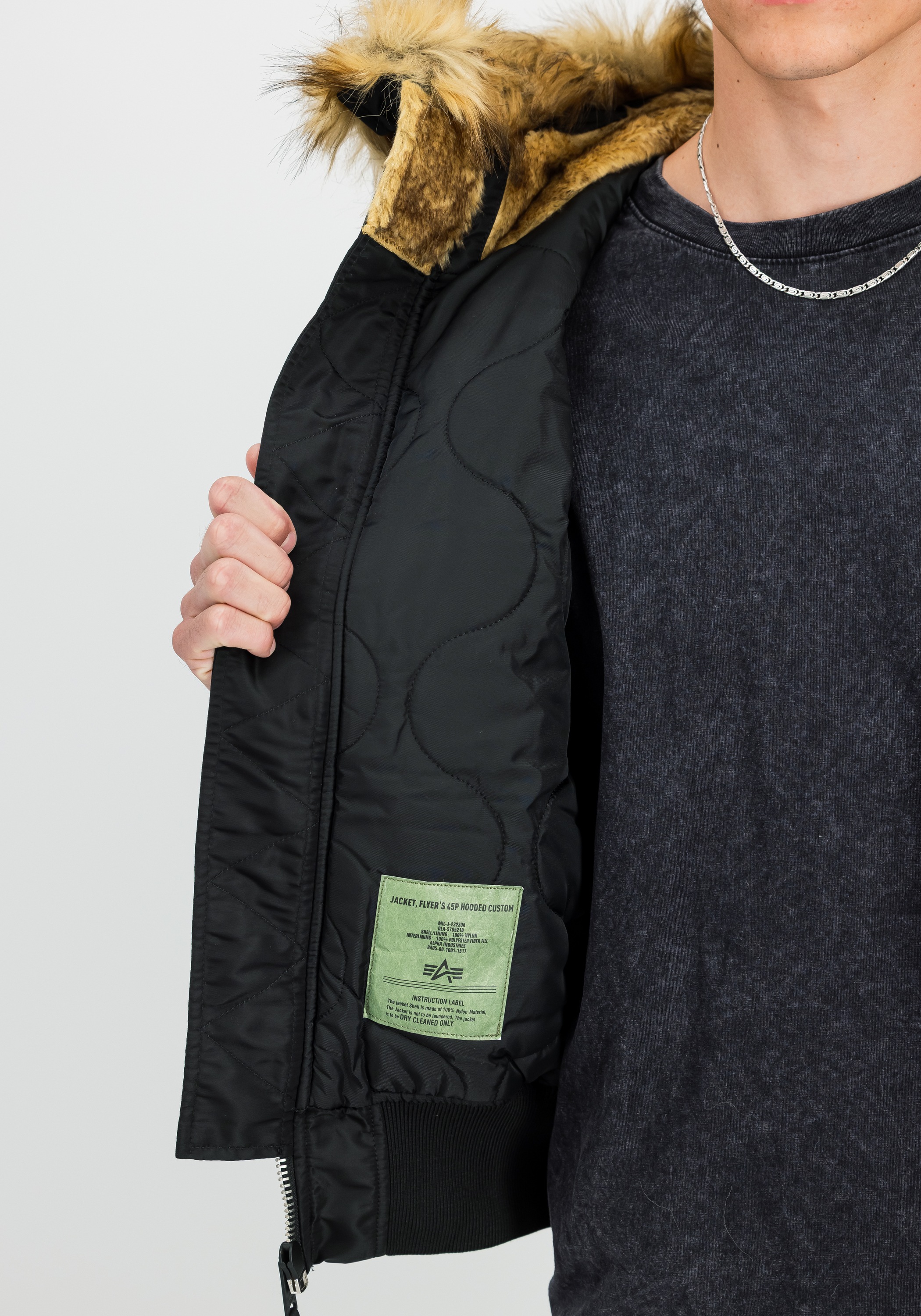 Alpha Industries Winterjacke »45/P Hooded Custom«