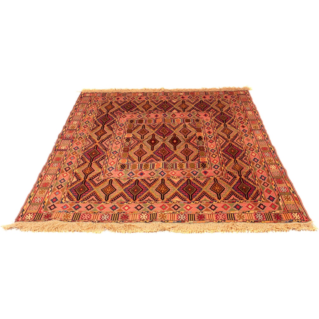 morgenland Wollteppich »Kelim - Oriental - 180 x 142 cm - mehrfarbig«, rechteckig