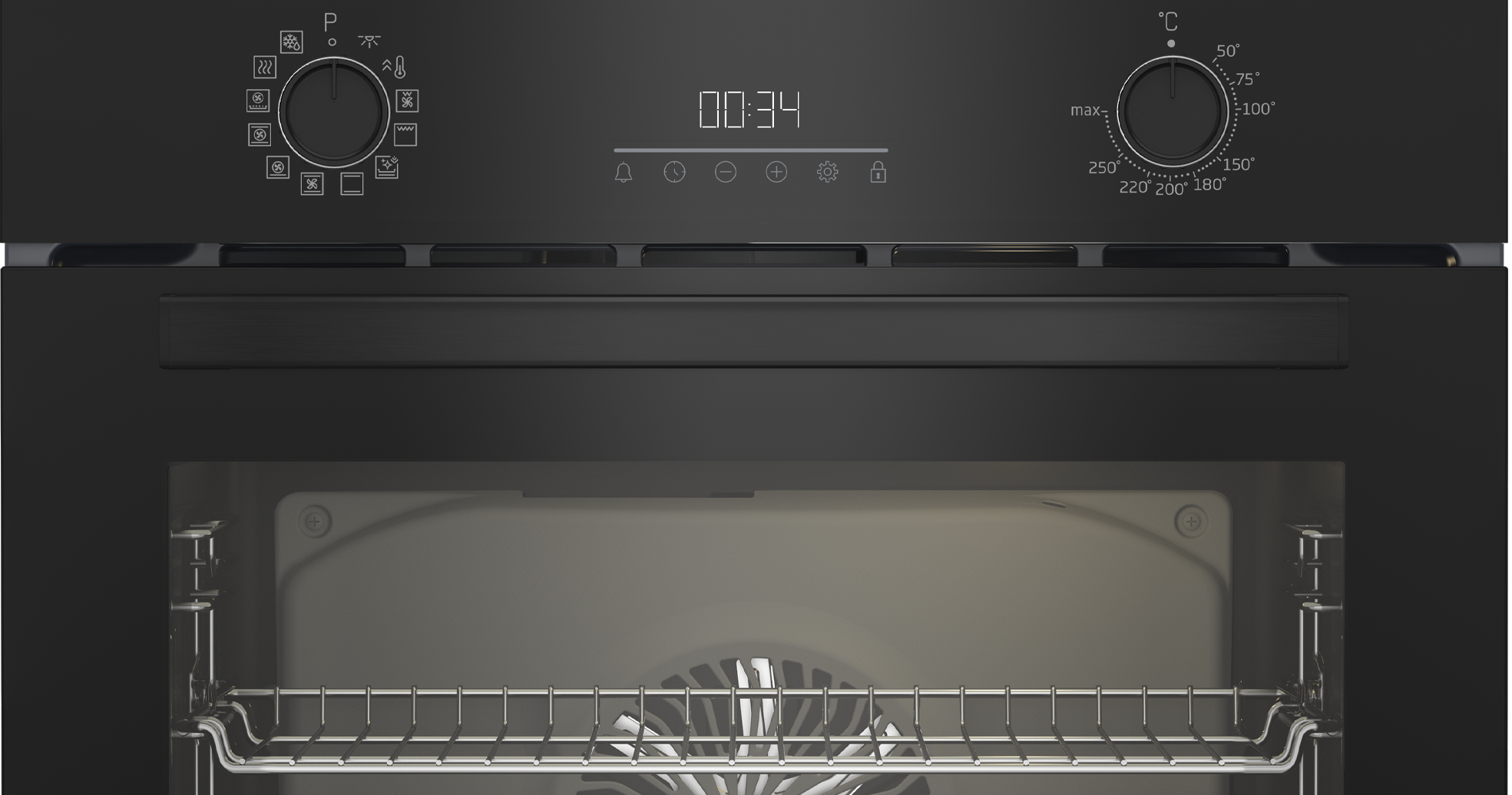 BEKO Einbaubackofen  »BBIM17300B«, mit 1-fach-Teleskopauszug, SteamShine, SteamShine-Reinigung