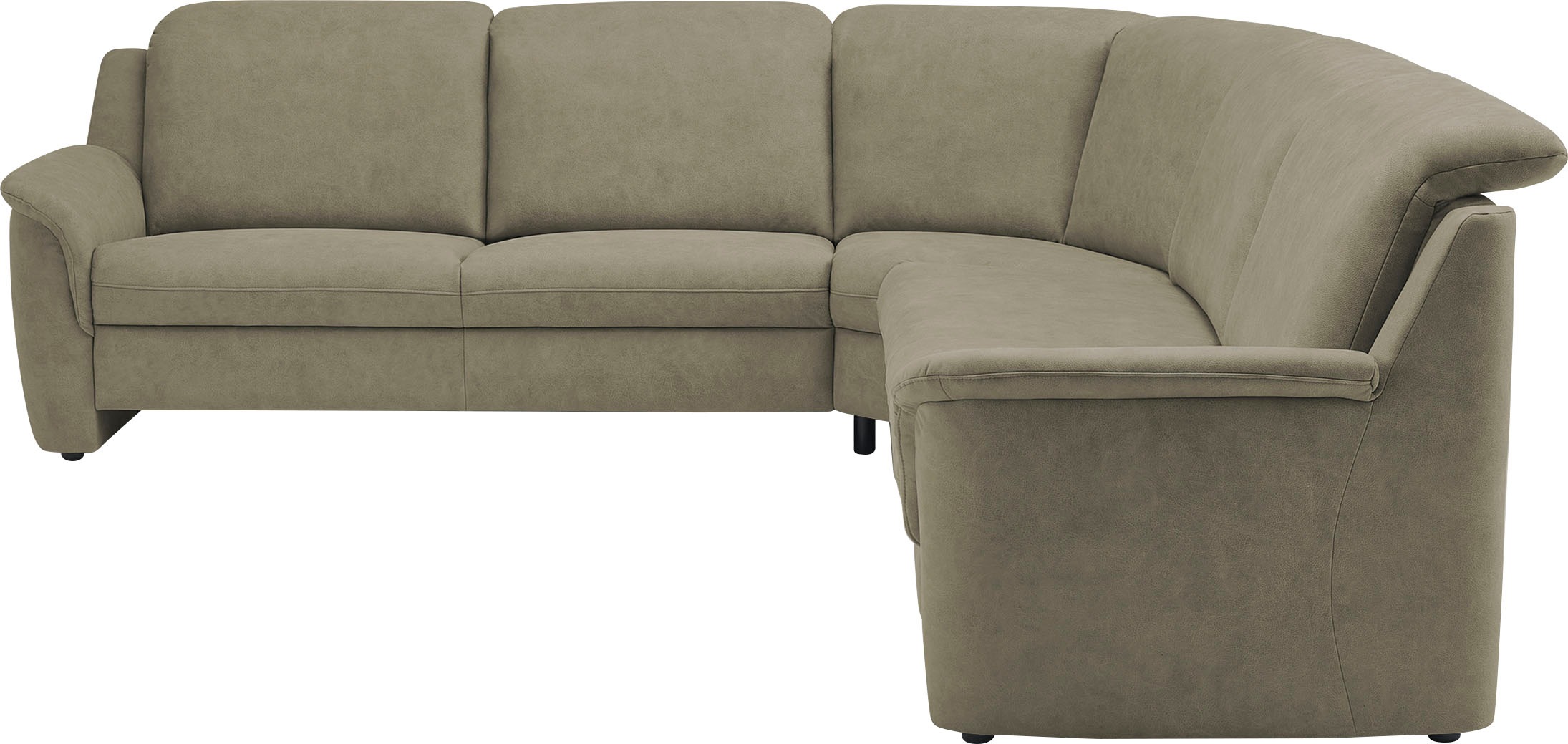 VILLA BECK Ecksofa »Garda L-Form«, (4 St.), inklusive Kopfteilverstellung, Stellmaß 277x245cm