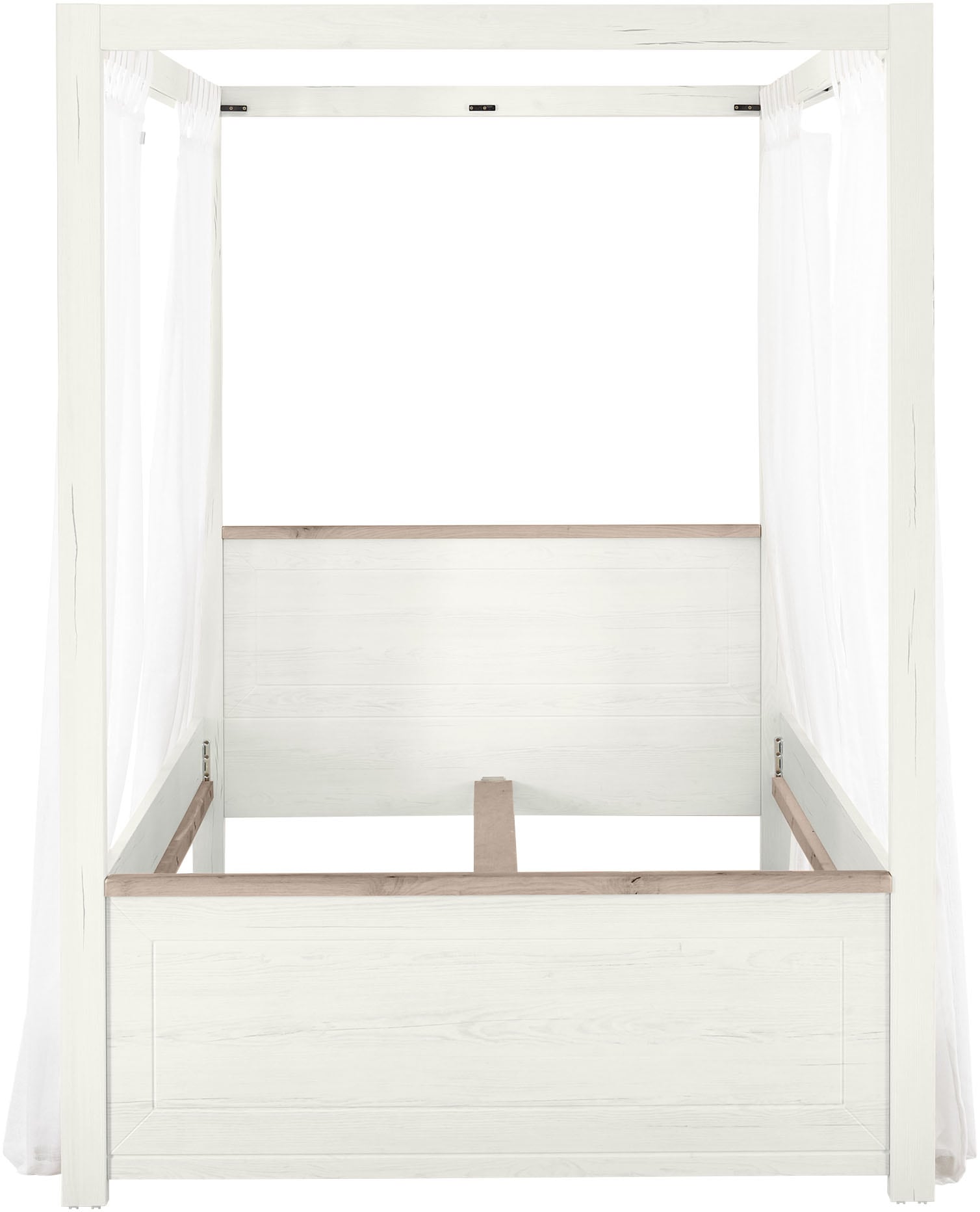 set one by Musterring Himmelbett »York Schlafen« 1 Stk. tlg. Liegefläche 140 x 200 cm, drei Farbausführungen, inklusive Gardinenset