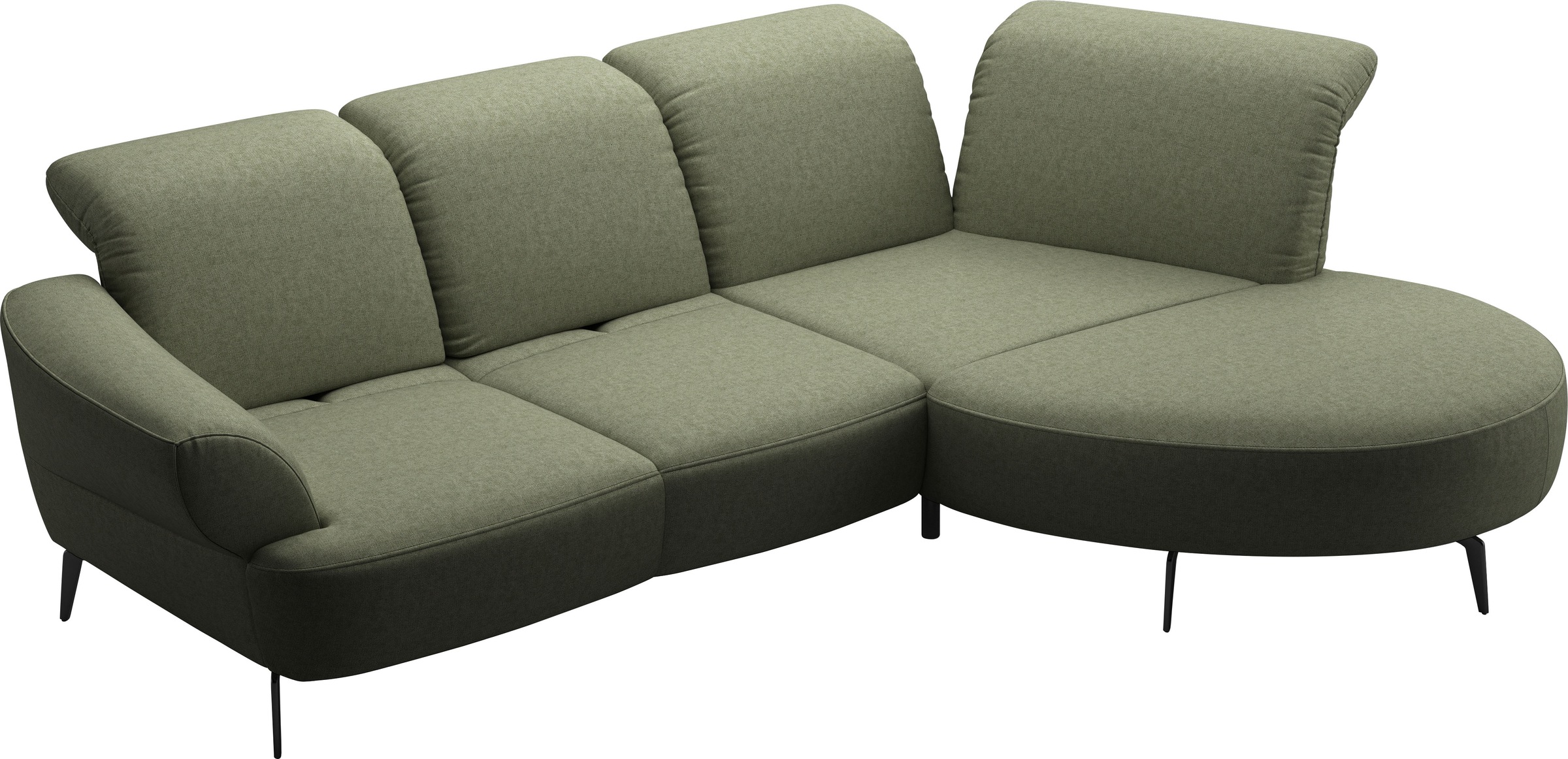 sit&more Ecksofa »Dance«, inkl.System Click&Seat und Sitztiefenverstellung