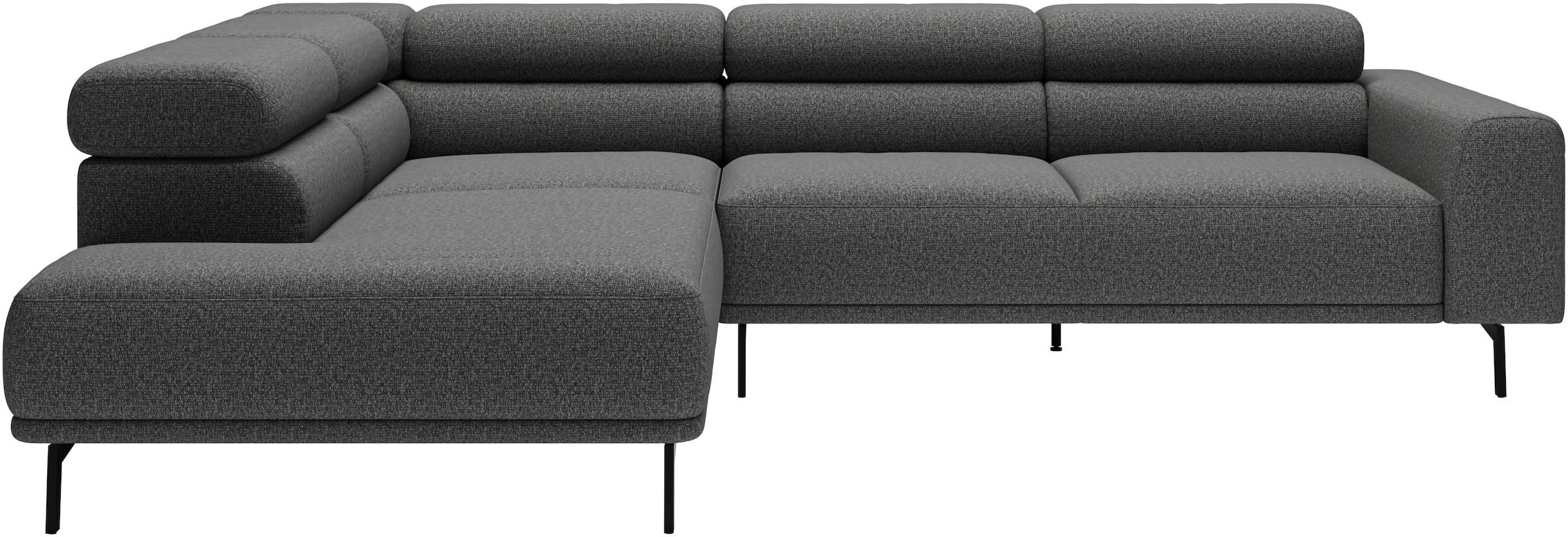 SCHÖNER WOHNEN-Kollektion "Tossa, Modernes Design trifft smarte Funktione, Breite 273 cm" Motorischer Sitzvorzug, Kopfteil-Funktion & Saugroboter-Höhe