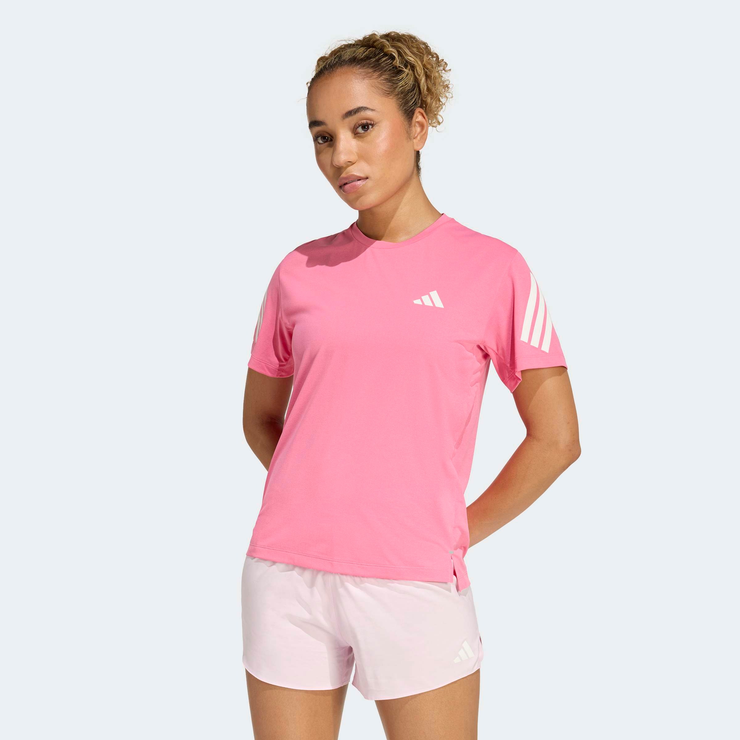 Laufshirt ADIDAS PERFORMANCE "ADI365/// T W", Damen, Gr. S, pink fusion, Obermaterial: 100% Polyester, Rundhals, Shirts Laufshirt
