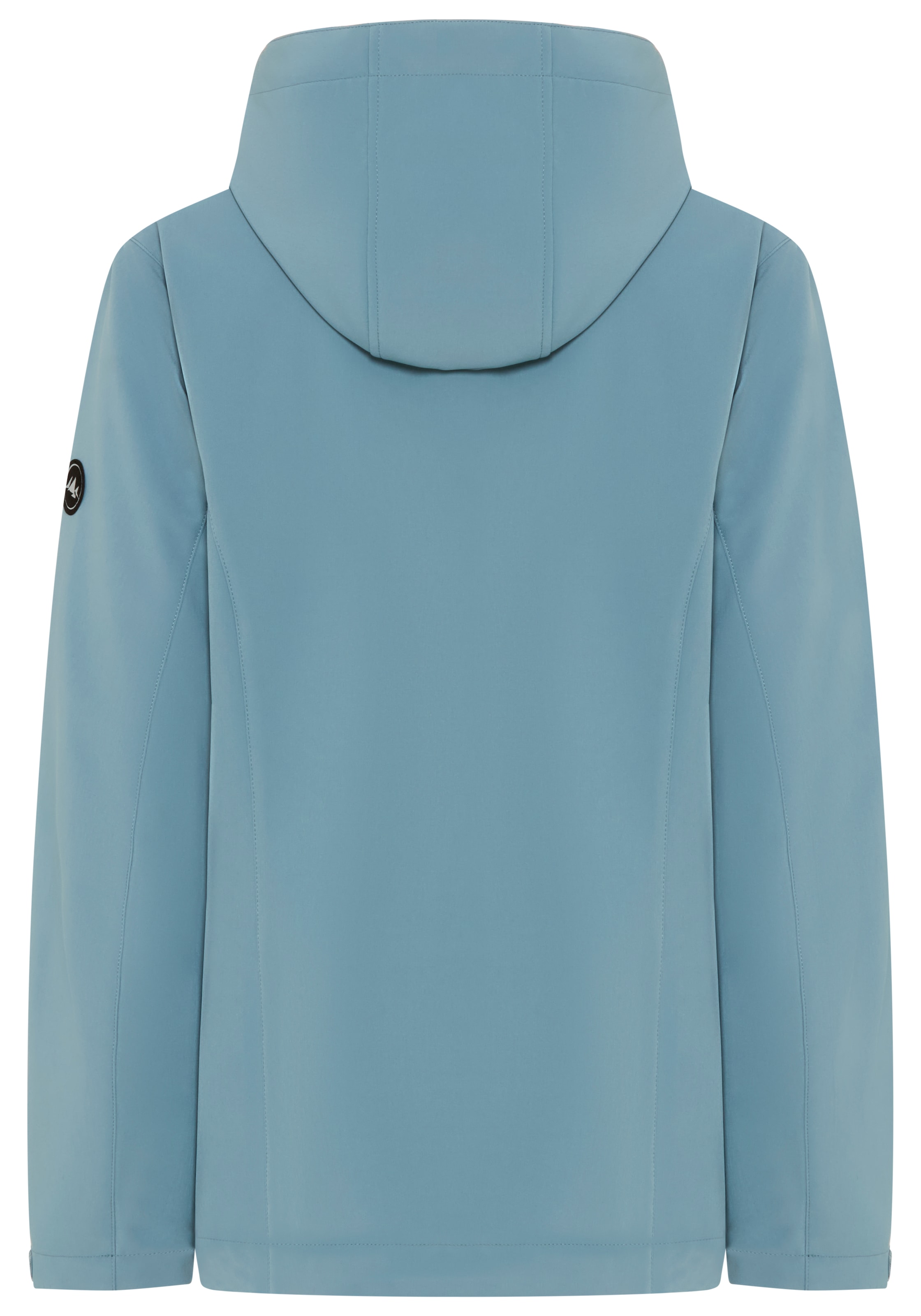 Polarino Softshelljacke mit Kapuze für den Übergang,  aus Softshell,  wasserabweisend,  winddicht