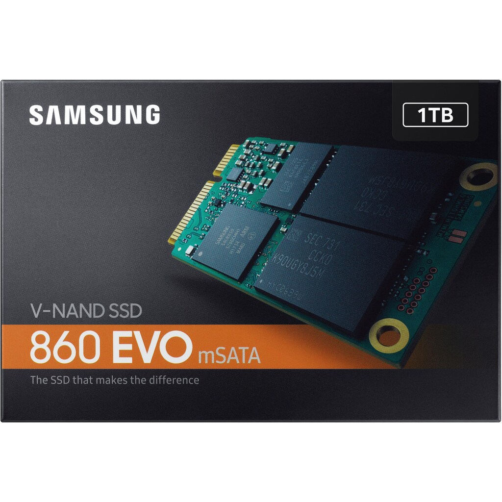 Samsung interne SSD »860 Evo mSATA III SSD«, 2,5 Zoll, Anschluss SATA III