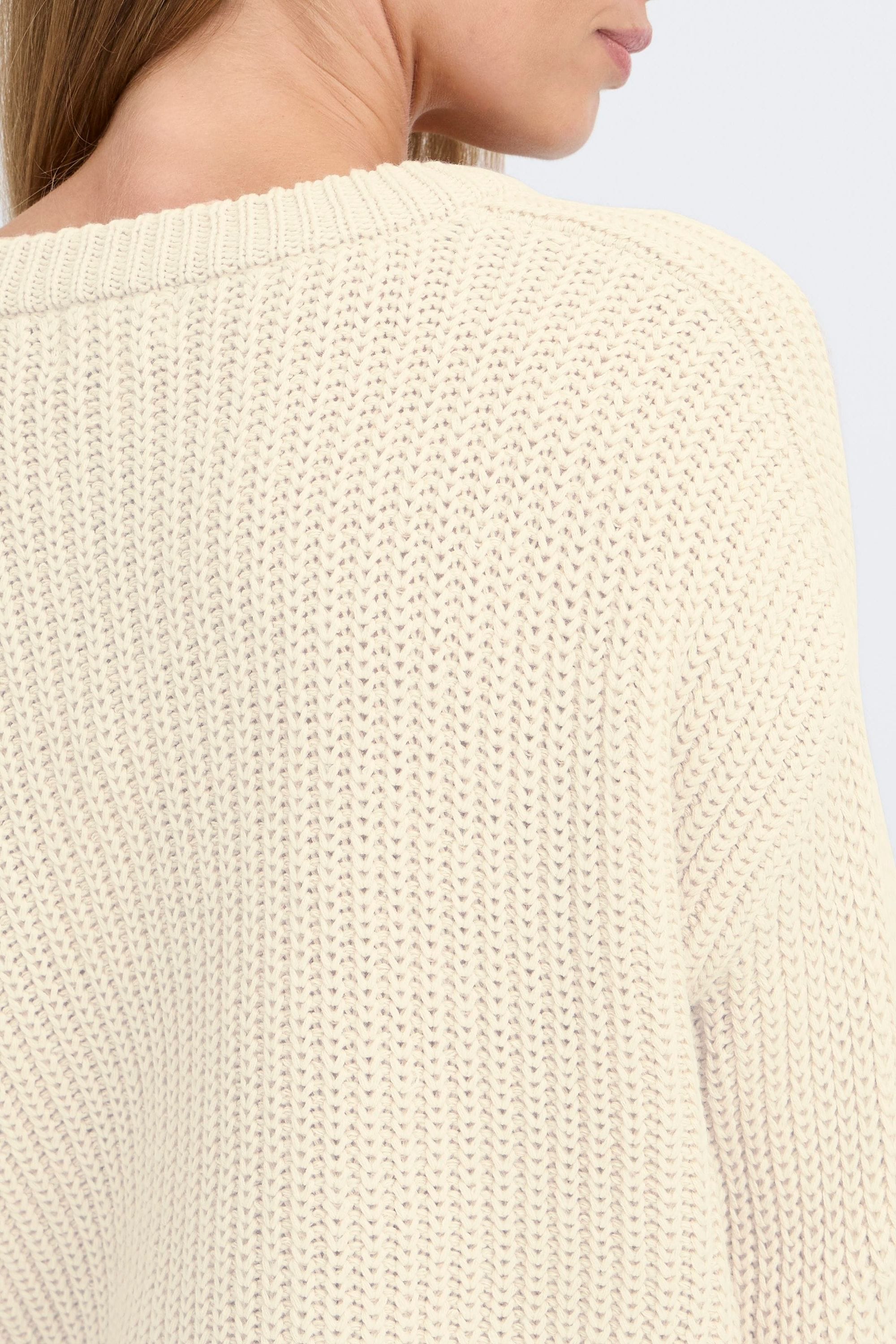 OXMO Strickfleece-Pullover »Strickpullover OXFKANNA«