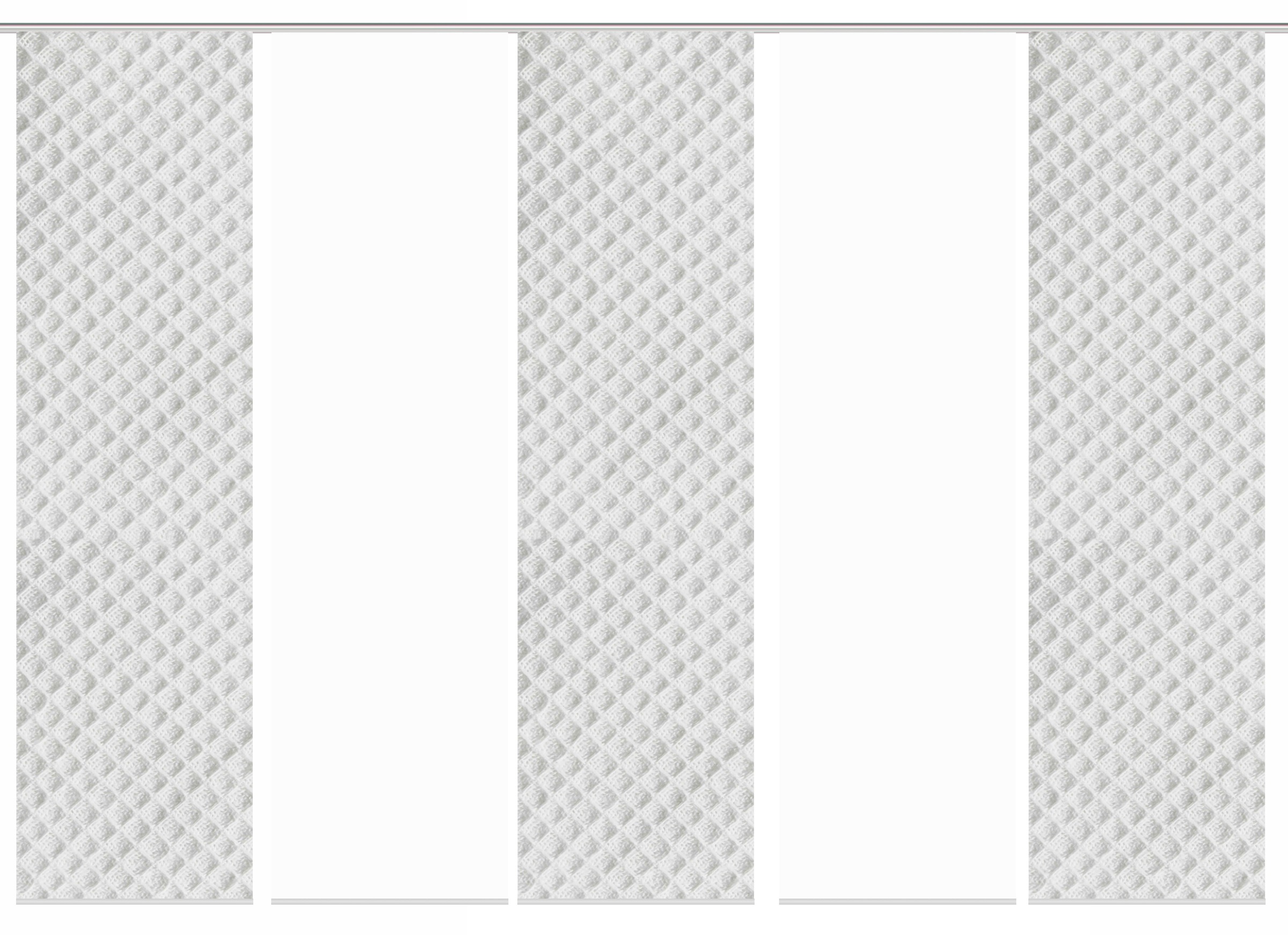 HOME WOHNIDEEN Schiebegardine »MARPENT 5er SET«, (5 St.), Schiebevorhang Digidruck 5er Set MARPENT