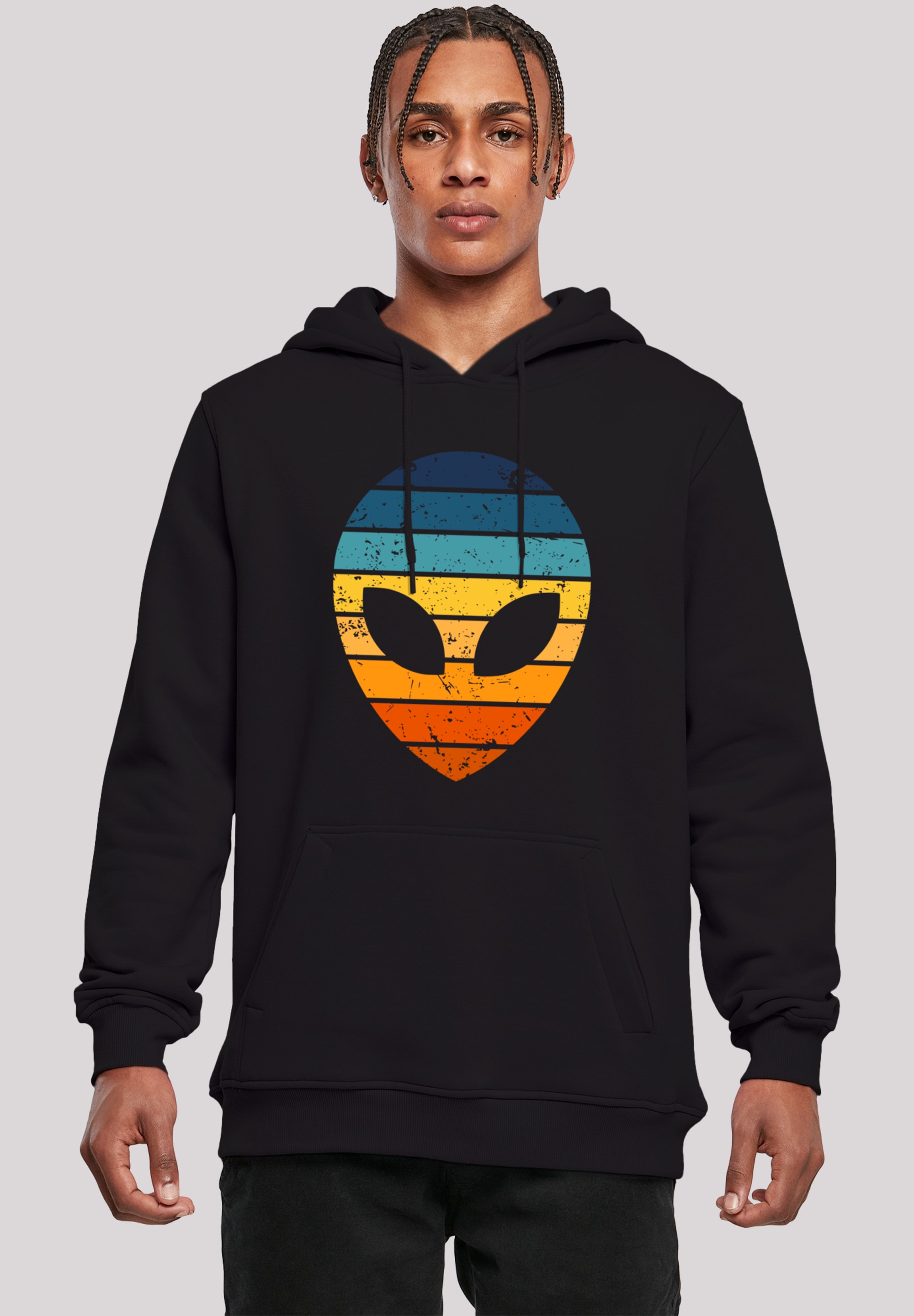 F4NT4STIC Kapuzenpullover "Alien Sonnenuntergang Retro" Premium Qualität günstig online kaufen