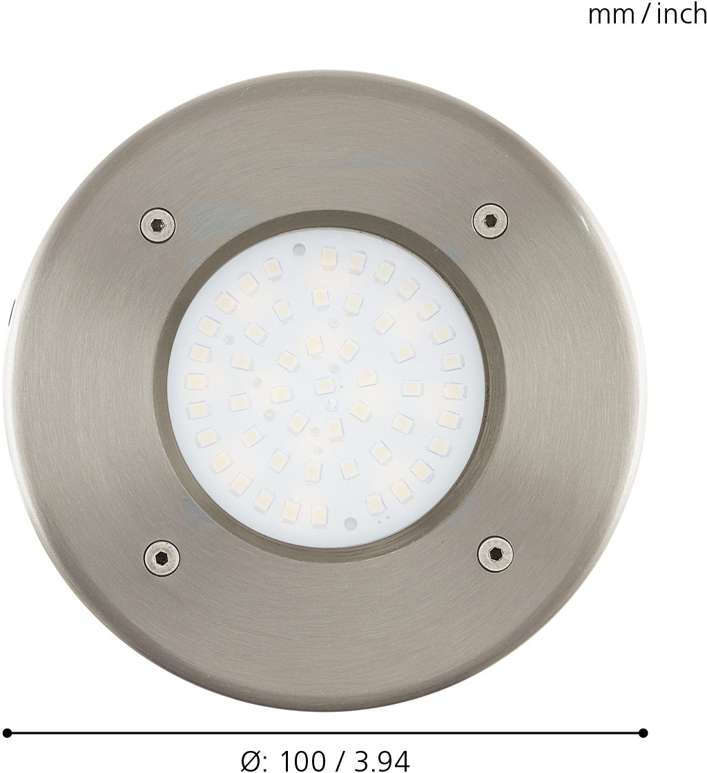 EGLO LED Einbauleuchte »LAMEDO«, 1 flammig, Leuchtmittel LED-Board | LED fest integriert, LED Bodeneinbauleuchte - Outdoor