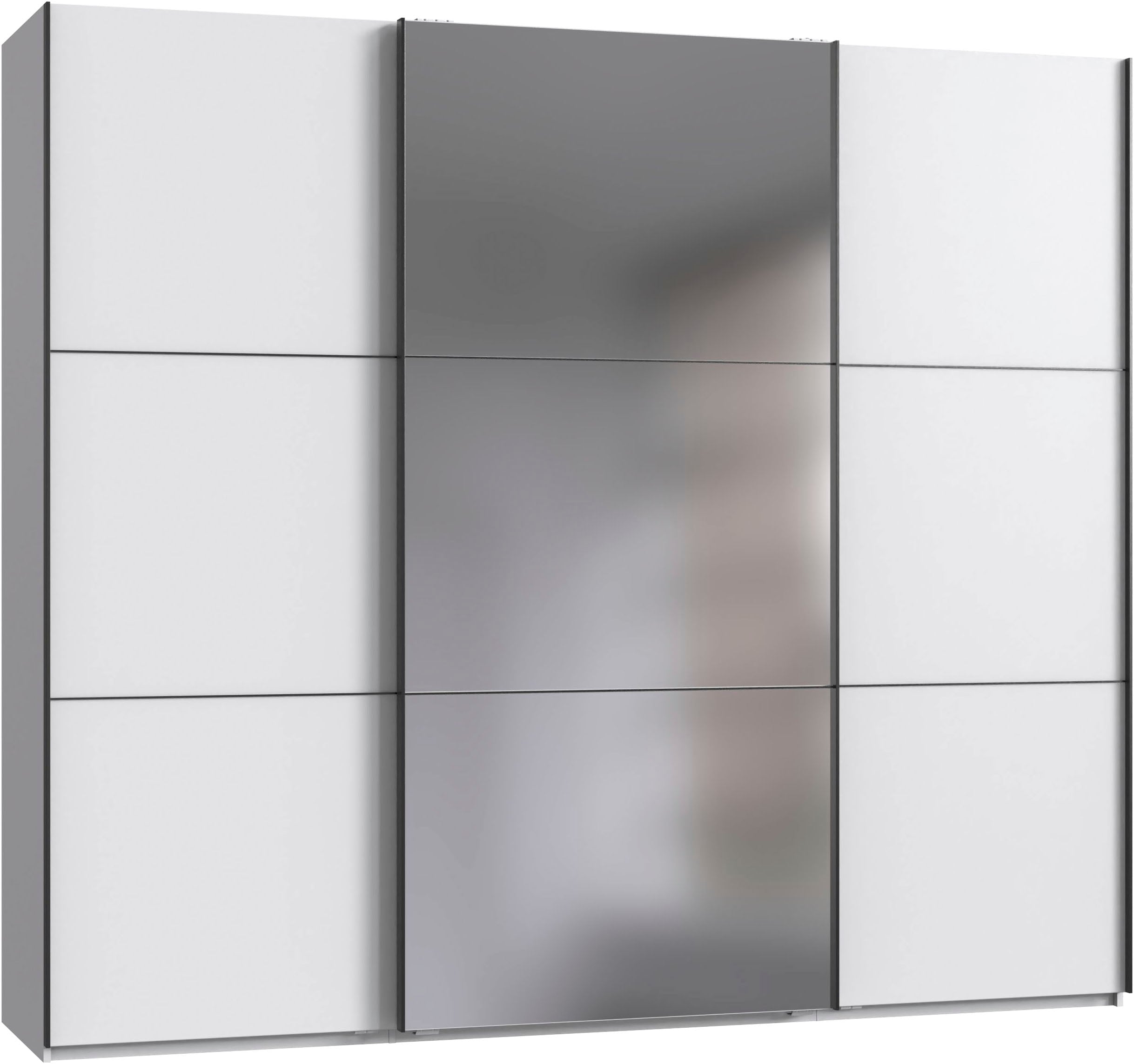 Wimex Kleiderschrank "Indiana by fresh to go, wahlweise mit oder ohne Spiegel" INKLUSIVE Innenausstattung und Selbsteinzug für die Türen, große Breiten250 oder 300cm, mit oder ohne Glasfront, Made in Germany