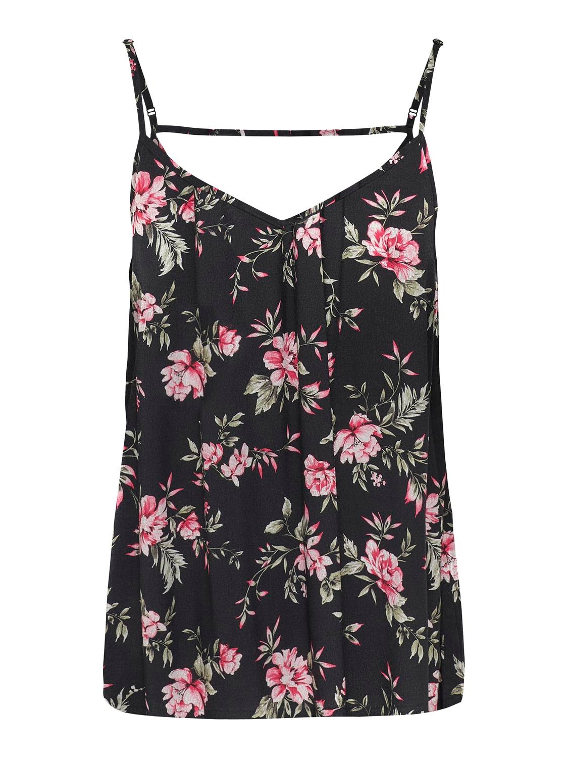 ONLY Spaghettitop "ONLNOVA LIFE PARIS SINGLET AOP PTM" günstig online kaufen