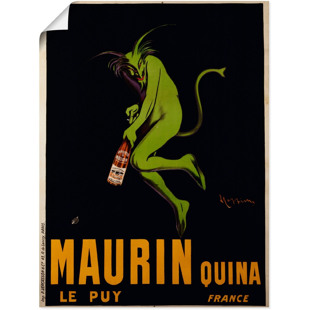 Artland Wandbild »Maurin Quina. Um 1922«, Schilder, (1 St.), als Leinwandbild, Poster, Wandaufkleber in verschied. Größen