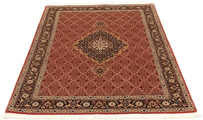 Teppich »Täbriz 50 Raj Teppich handgeknüpft rot«, rechteckig