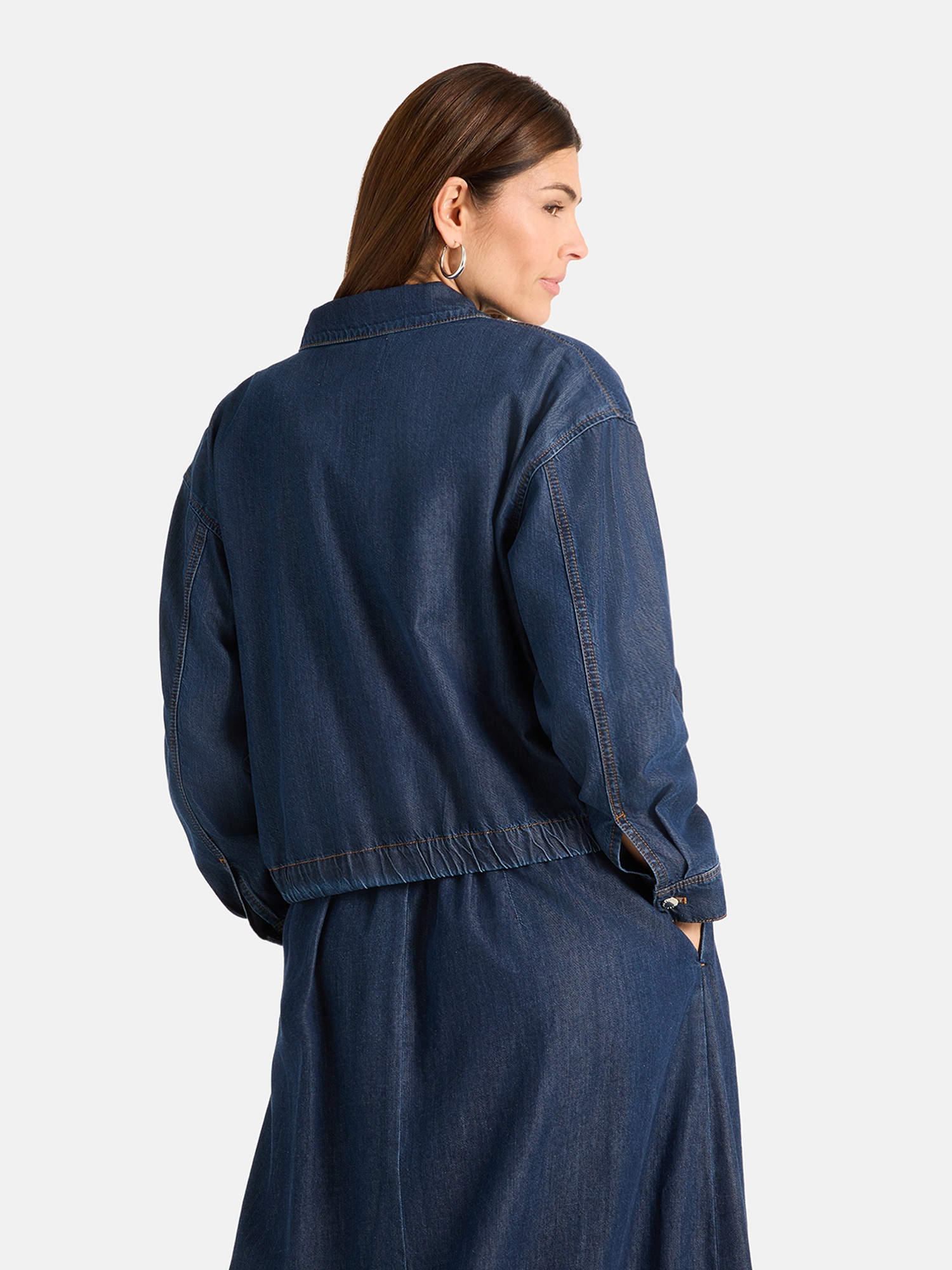 Lieblingsstück Jeansjacke "CrossL" mit elastischem Saum günstig online kaufen