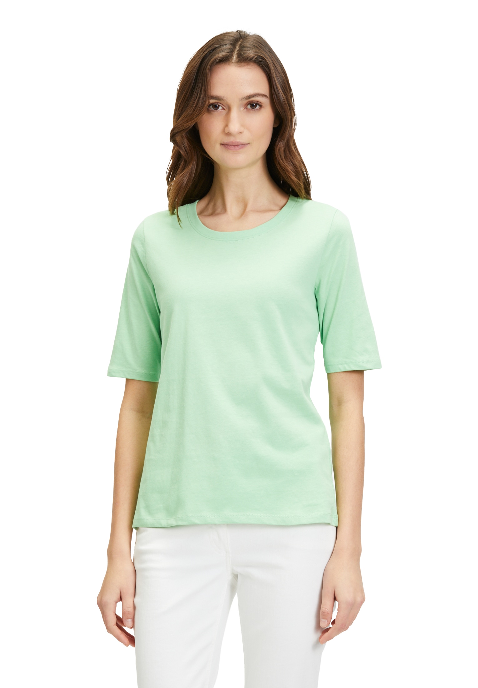 Betty Barclay Kurzarmshirt "Betty Barclay Basic Shirt mit Rundhalsausschnit günstig online kaufen