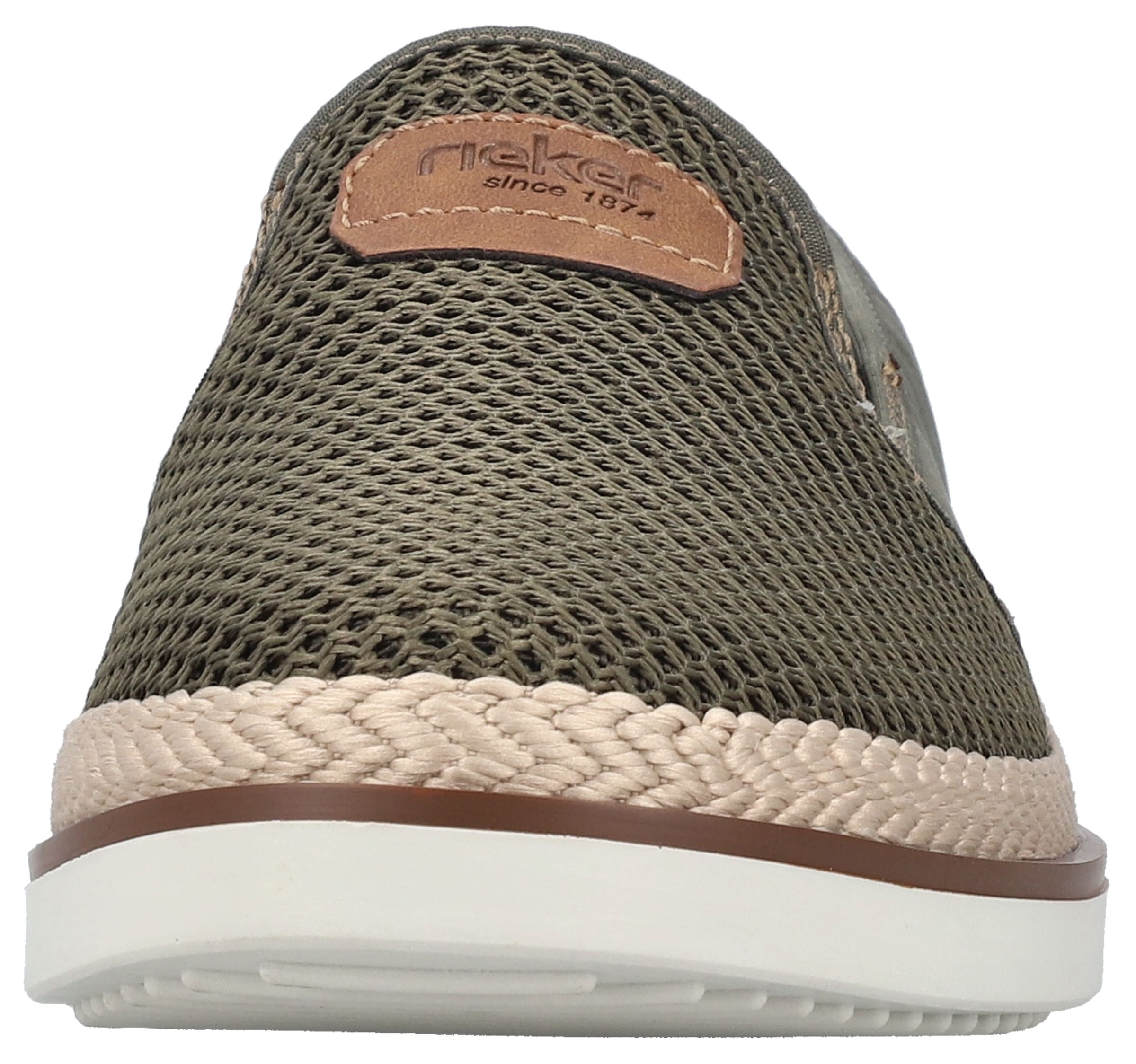 Rieker Slipper, Espadrilles, Sommerschuh, Schlupfschuh mit gepolsterter Innensohle