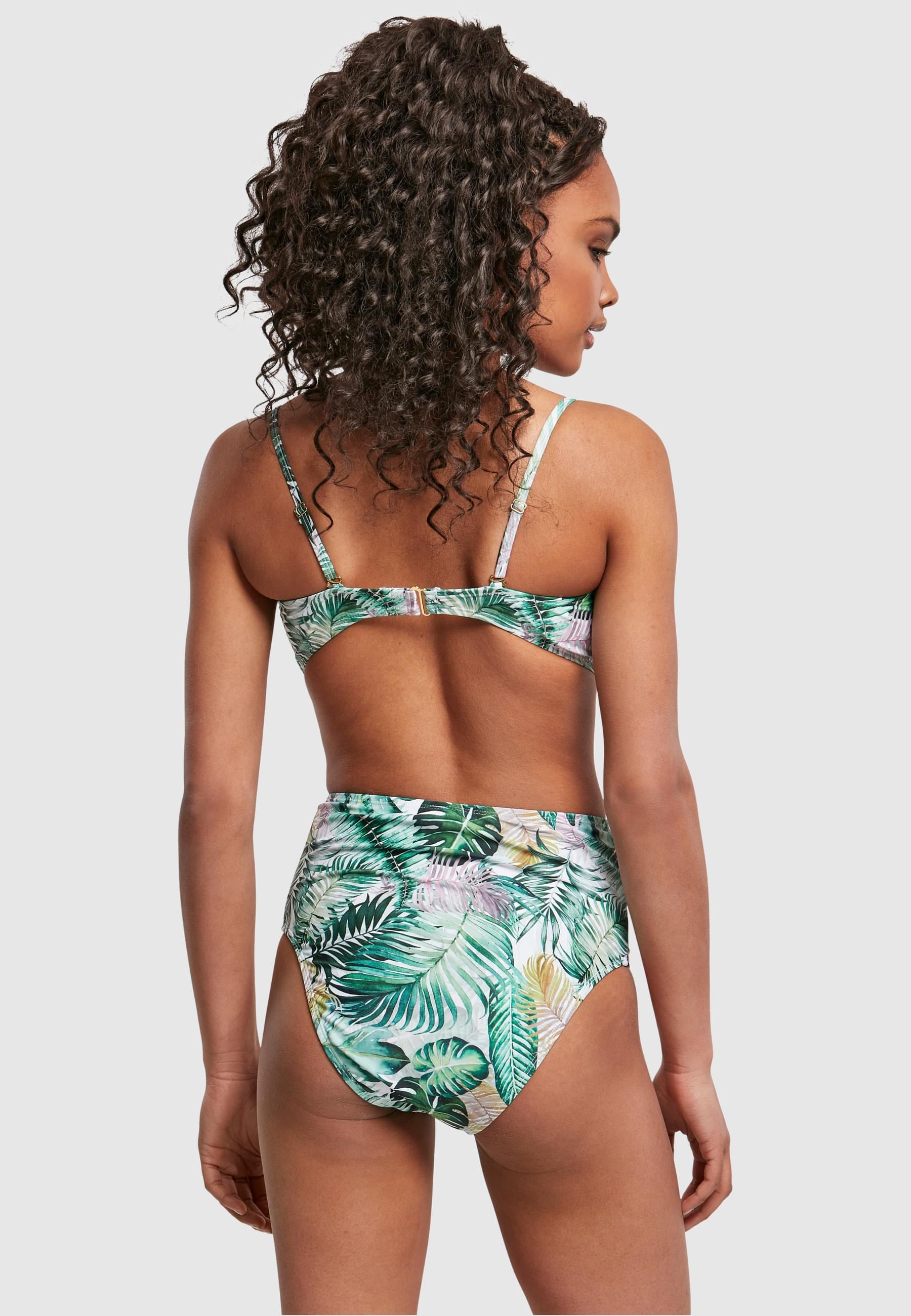 URBAN CLASSICS Triangel-Bikini »Urban Classics Damen Ladies High Waist Pattern Bikini«