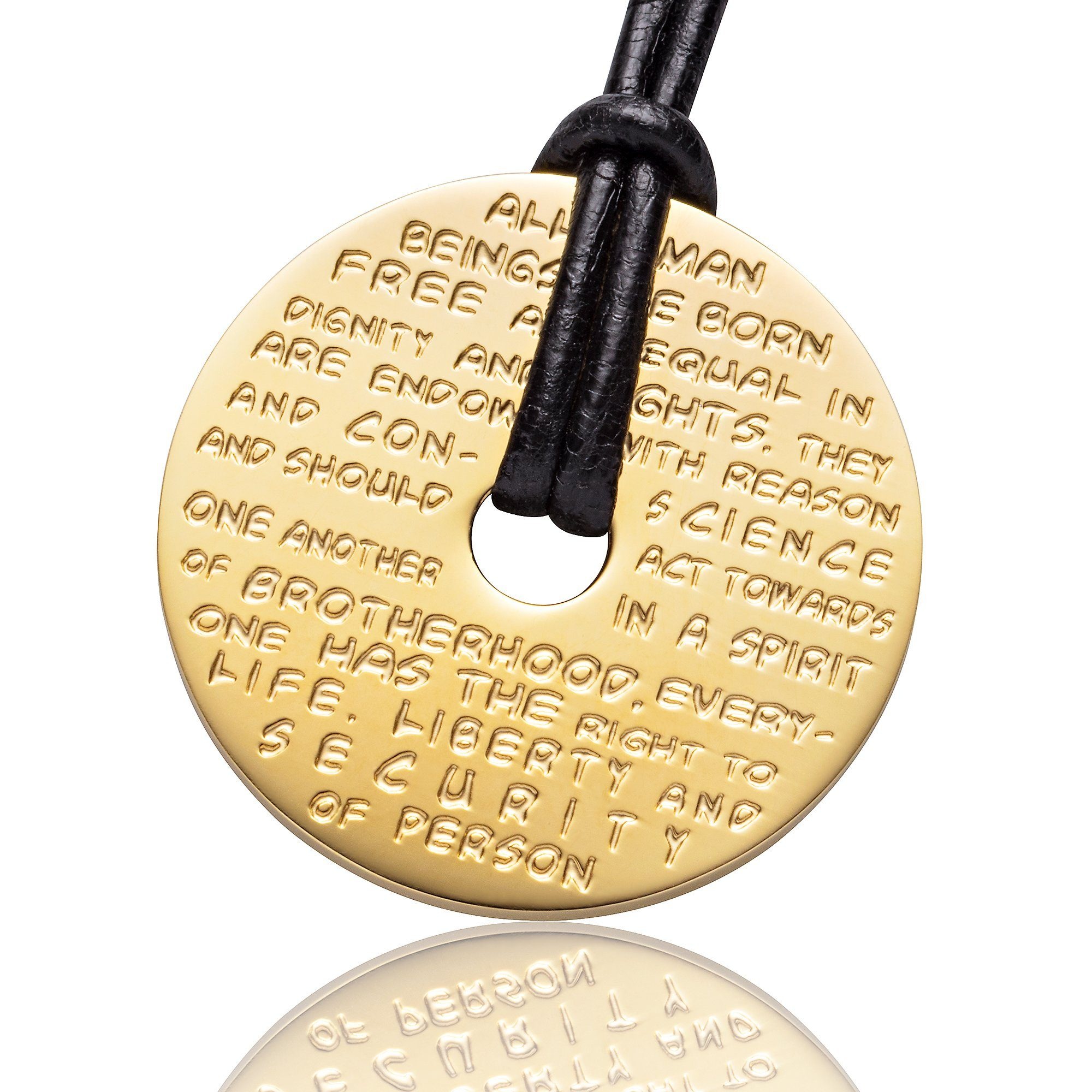 Gilardy Kette mit Anhänger »Edelstahl PVD gelbgold«, (Set, 2 tlg.) kaufen