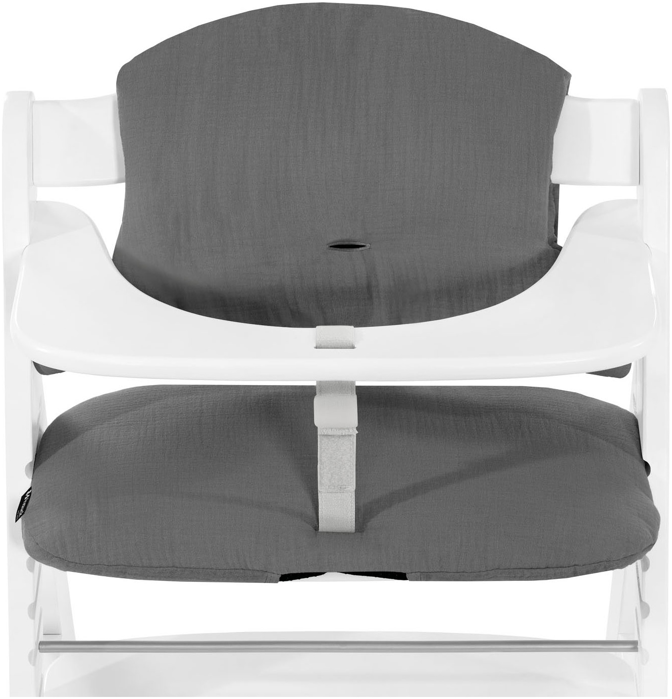 Hauck Kinder-Sitzauflage »Highchair Pad Select Muslin, dark Grey«, für die hauck...