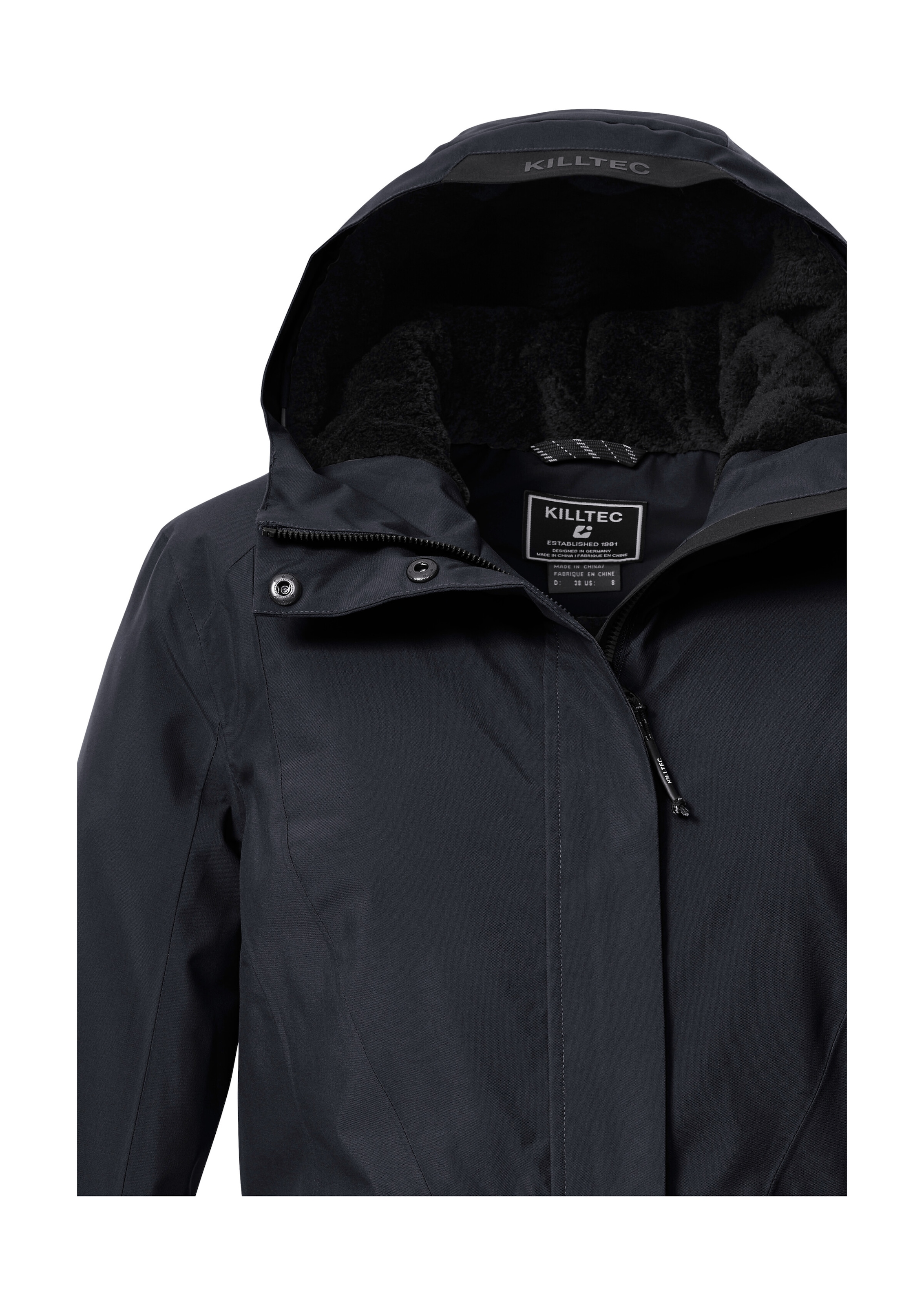 Killtec Parka »KOW 19 WMN PRK«, Wasserdichter, atmungsaktiver Damenparka mit verstellbarer Kapuze