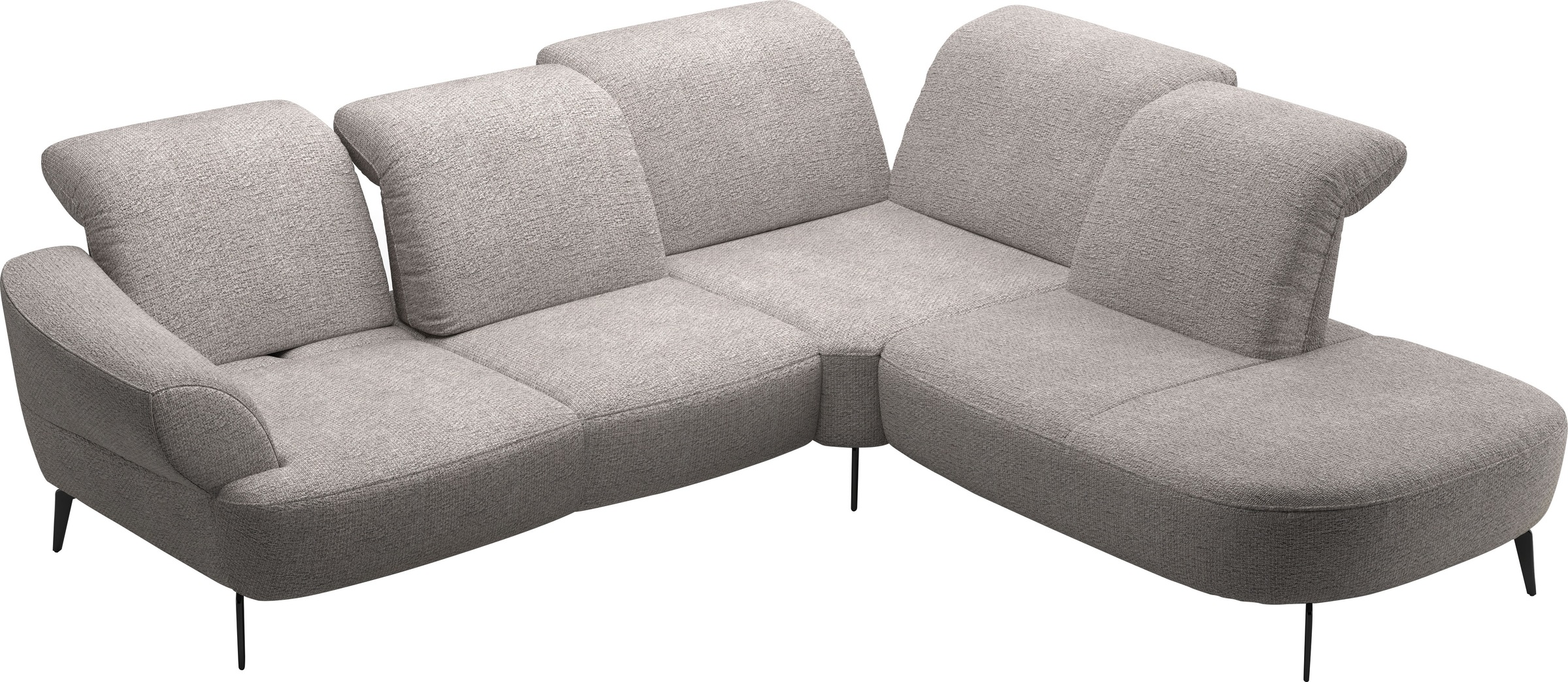 sit&more Ecksofa »Dance«, inkl.System Click&Seat und Sitztiefenverstellung