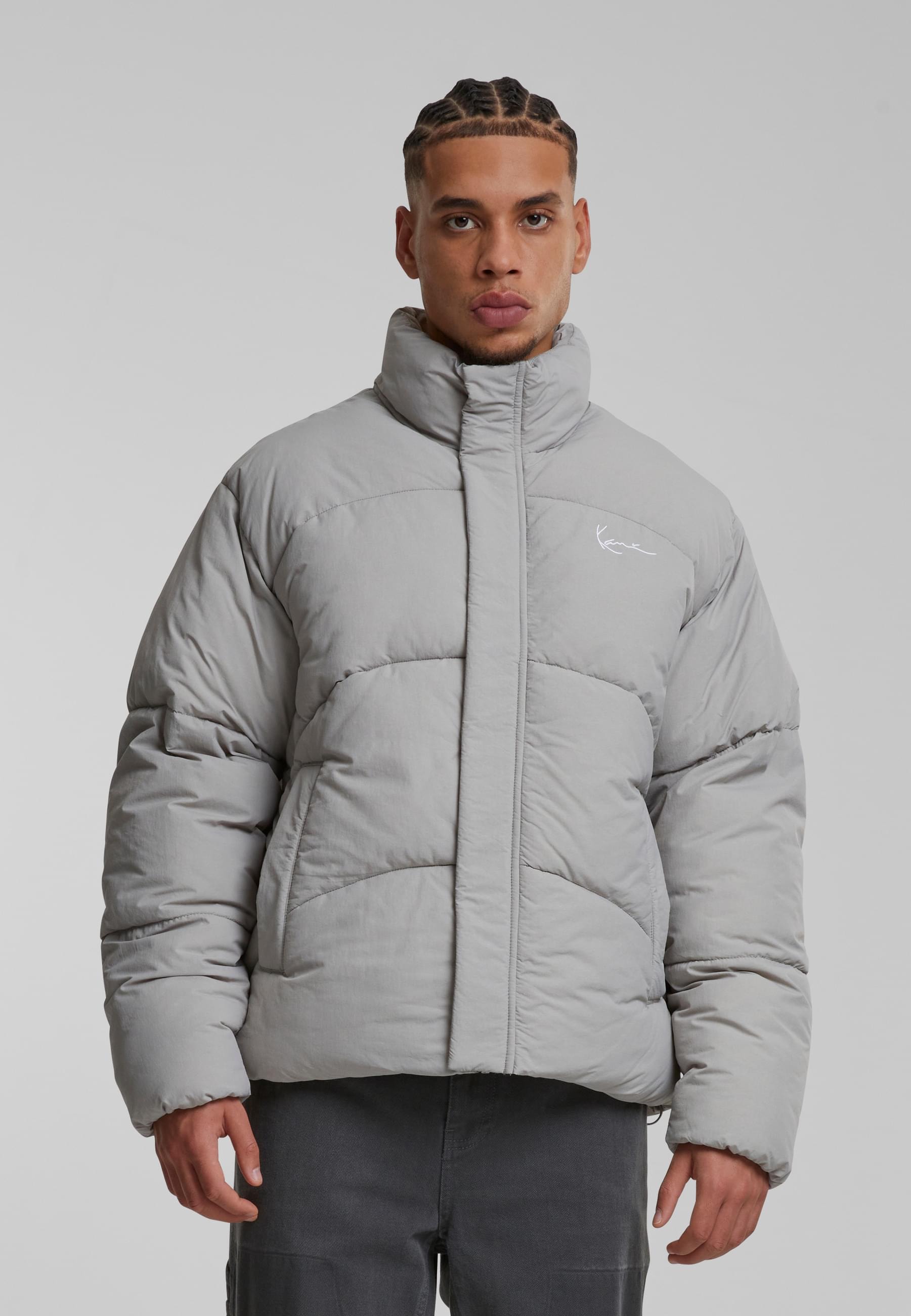 Karl Kani Winterjacke »Karl Kani Karl Kani Small Signature Puffer Jacket«, (1 St.), ohne Kapuze