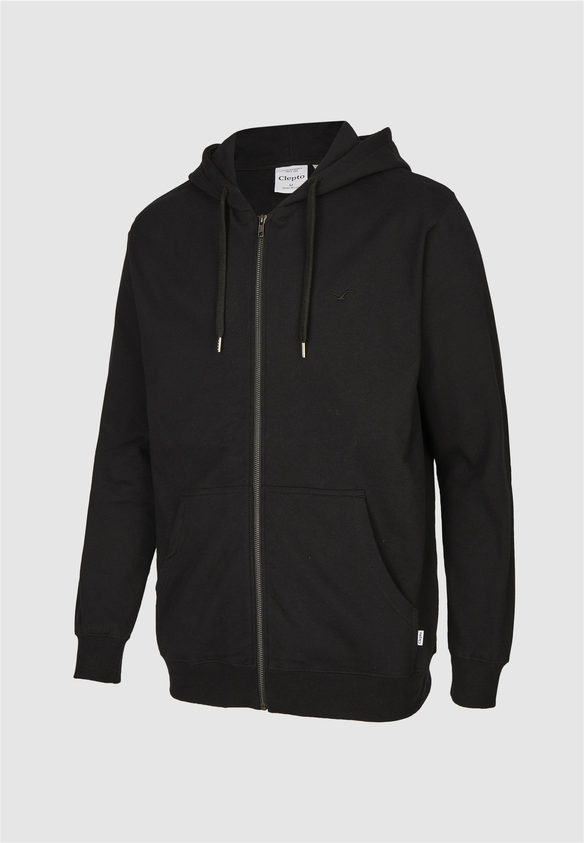 Cleptomanicx Sweatjacke »Ligull« mit kleiner Möwenstickerei
