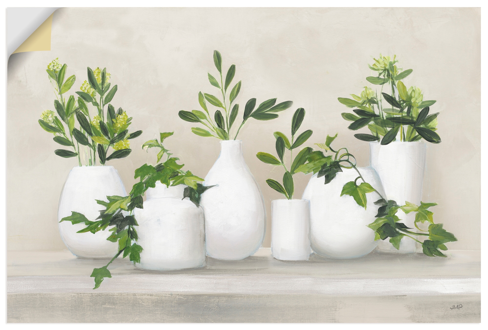 Artland Wandbild "Plant Life IV" Vasen & Töpfe 1 Stk. tlg. als Alubild, Leinwandbild, Poster, Wandaufkleber in verschied. Größen