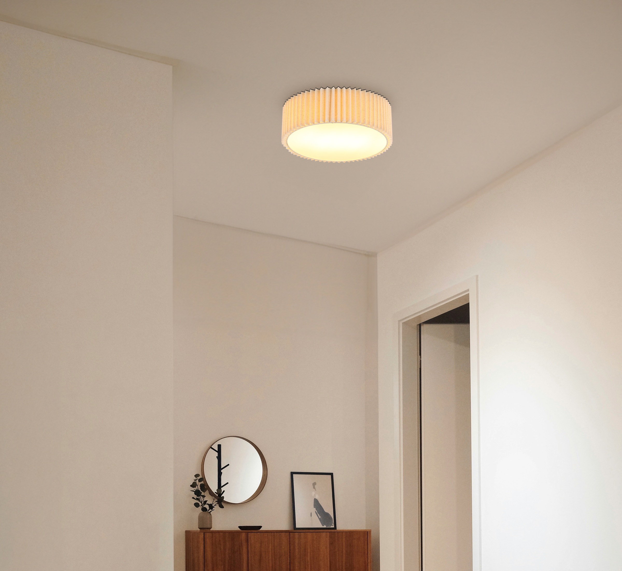 GLOBO LIGHTING Deckenleuchte »PAGE« E27 1 Stk. Deckenlampe Wohnzimmer-Leuchte Schlafzimmer-Leuchte Flur Küche