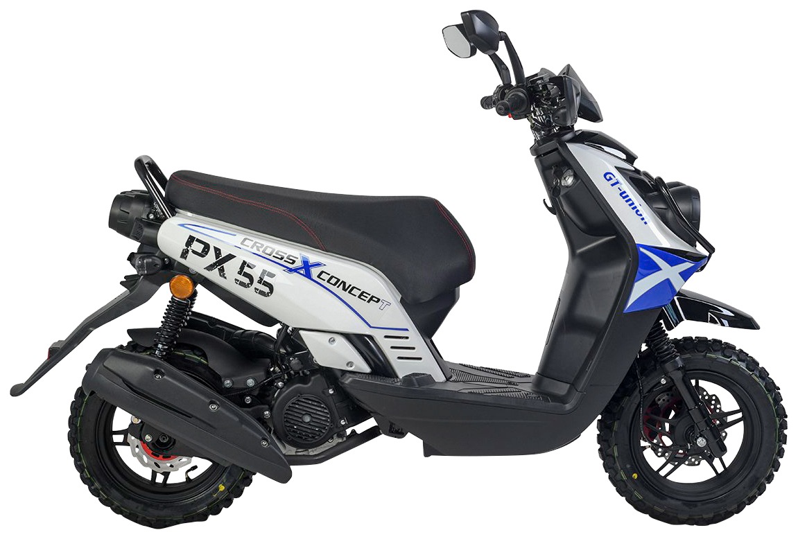 GT UNION Motorroller »PX55 Cross Conzept 125«, 124,6 cm³, 85 km/h, Euro 5, 8,4 PS, Luftgekühlter Motor