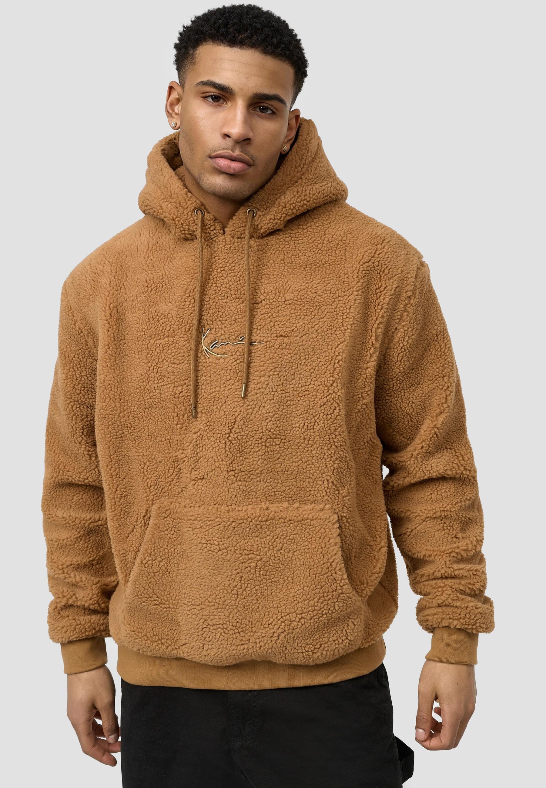 Thumbnail - Karl Kani Kapuzensweatshirt "Karl Kani Herren KM213-064-2 Small Signature Teddy Hoodie", 1 Stk.