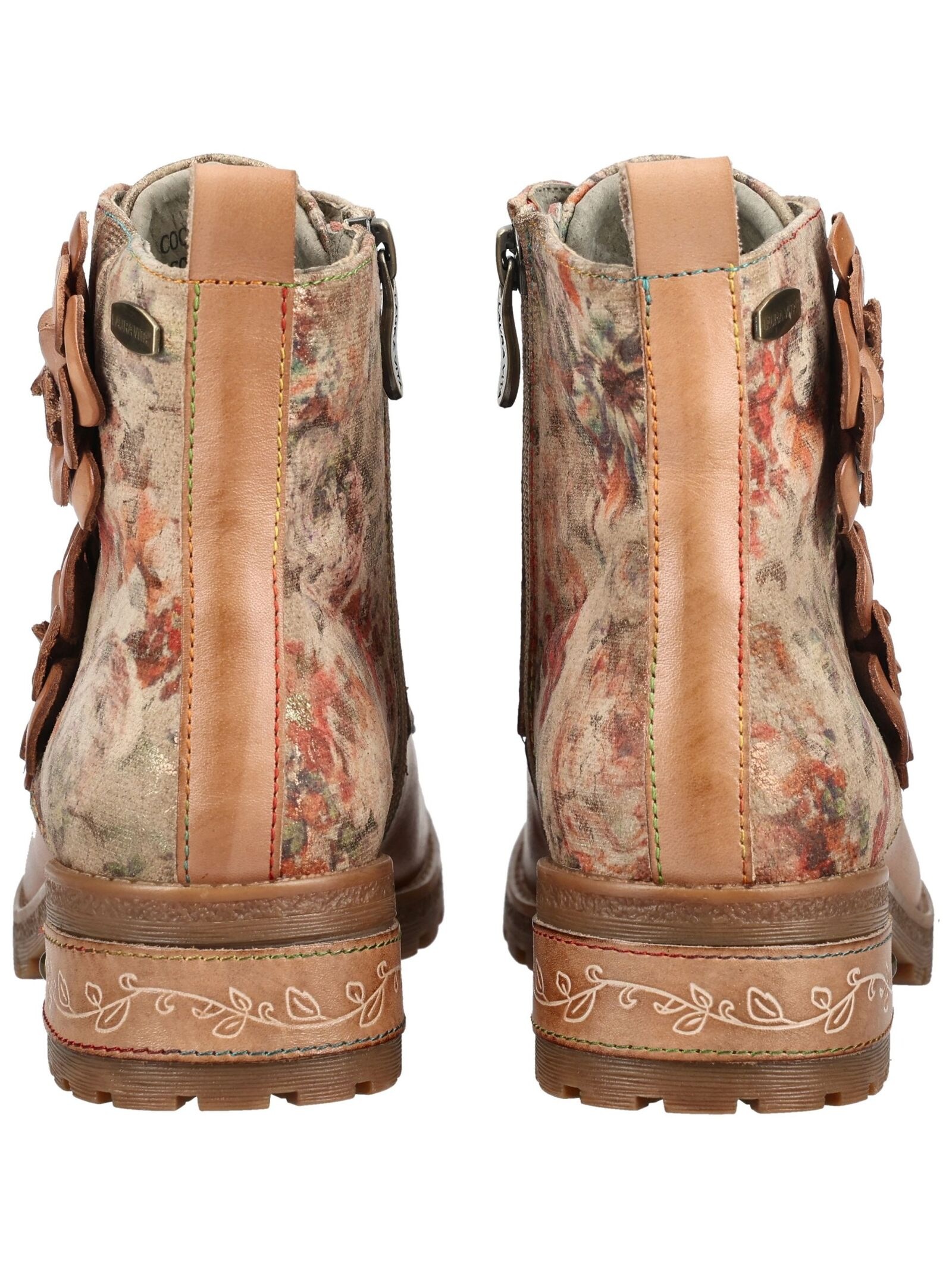 LAURA VITA Schnürstiefelette »LAURA VITA Stiefelette Leder/Textil«