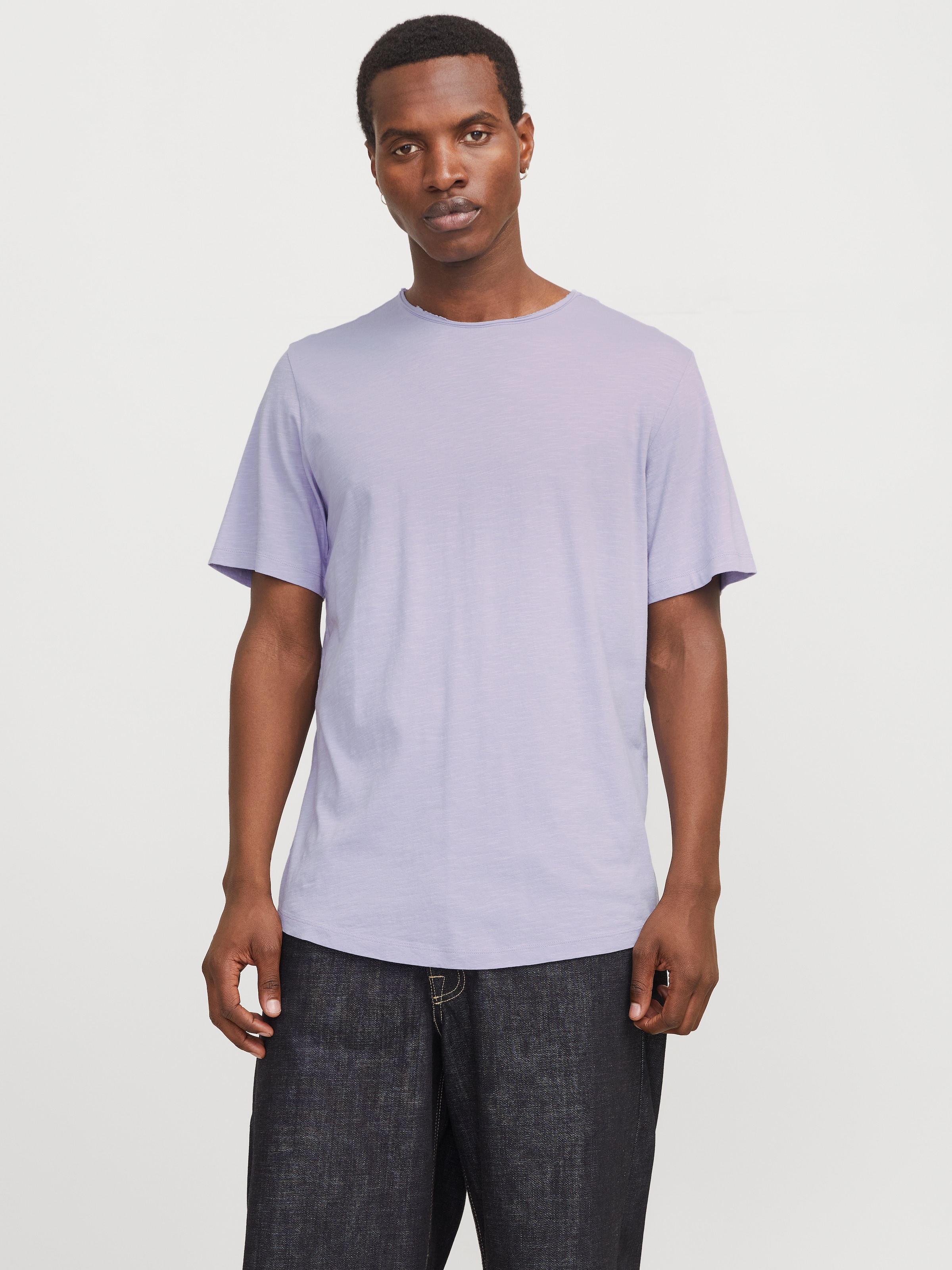 Jack & Jones Rundhalsshirt "JJEBASHER TEE O-NECK SS NOOS", mit Rundhalsauss günstig online kaufen