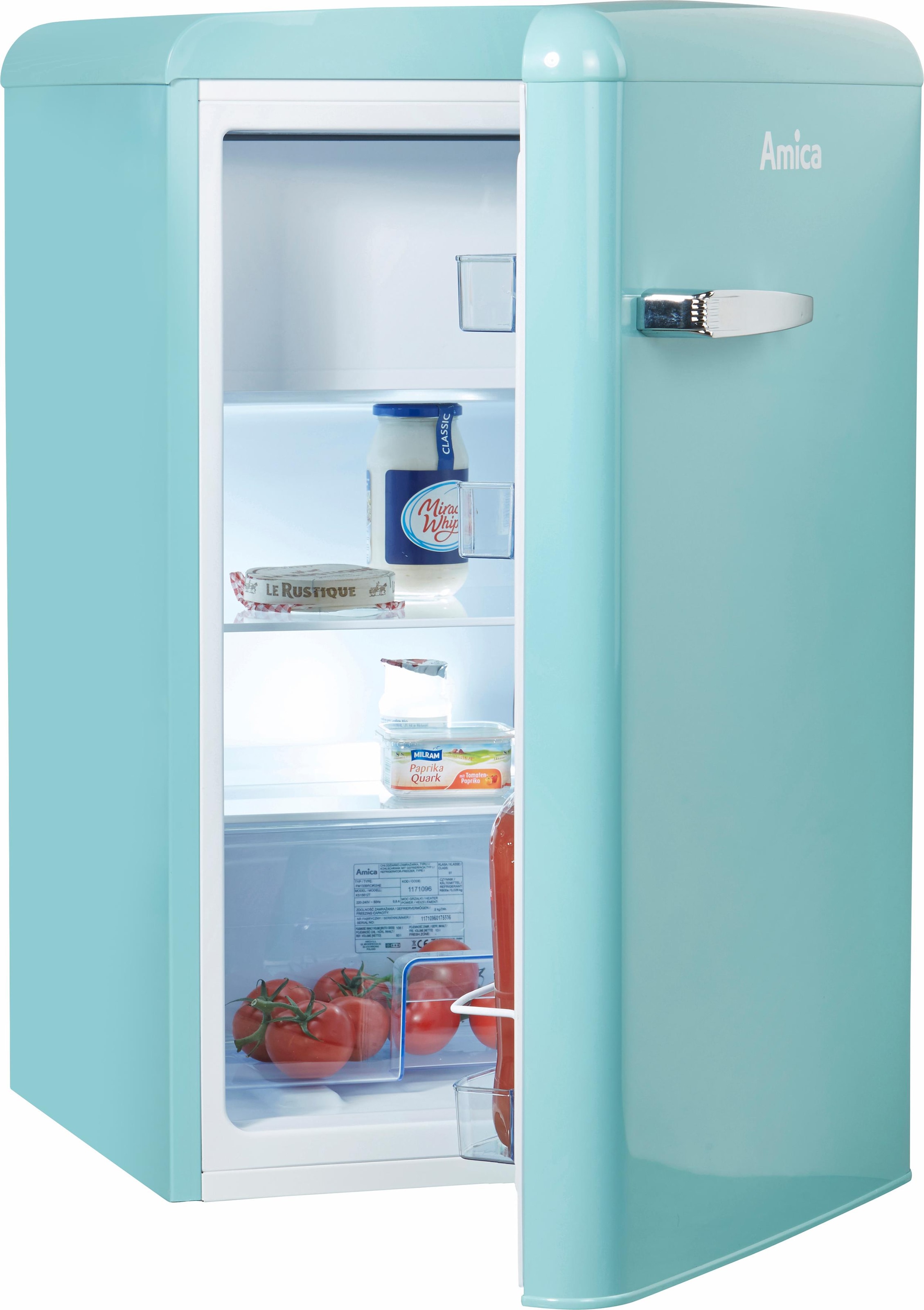 Amica Table Top Kühlschrank "KS 15612 T" 87,5 cm hoch 55 cm breit günstig online kaufen