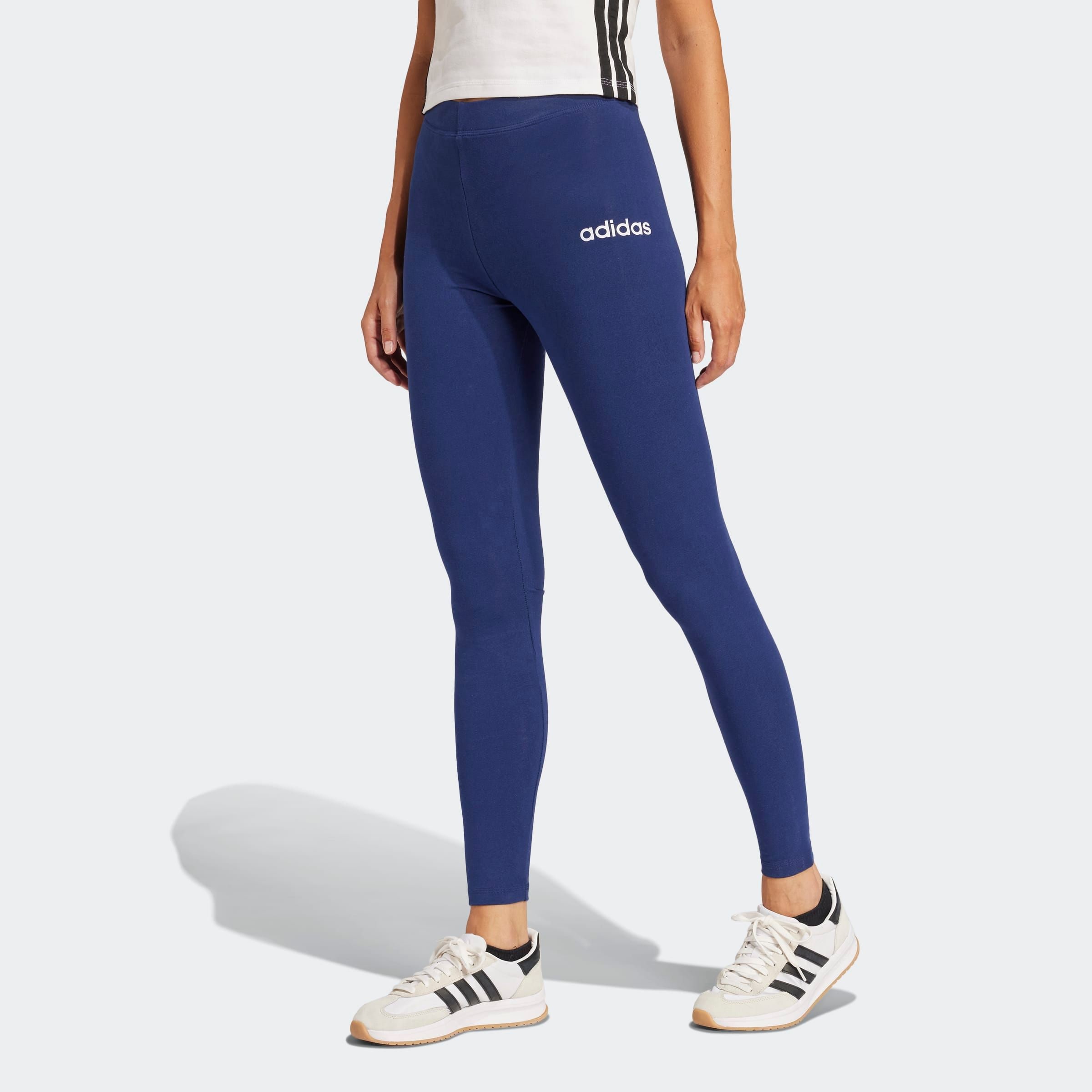 adidas Sportswear Leggings "ESSENTIALS LINEAR COTTON" aus Baumwollmaterial günstig online kaufen