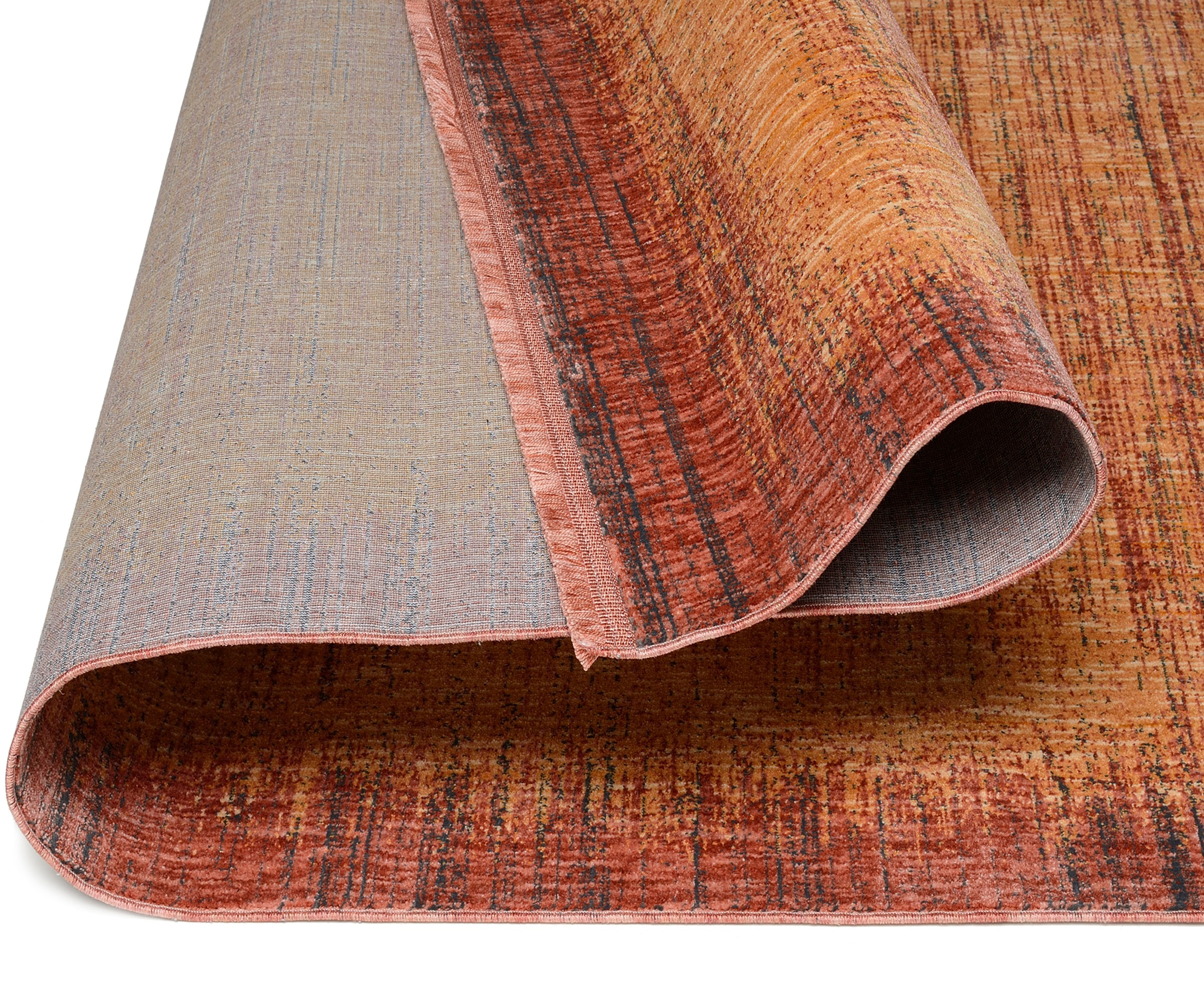 Teppich MUSTERRING "MEMPHIS", rosa (kupfer), B:140cm H:8mm L:200cm, Polyester, Teppiche, Teppich, exlcusive MUSTERRING DELUXE COLLECTION mit seidigem Glanz 3