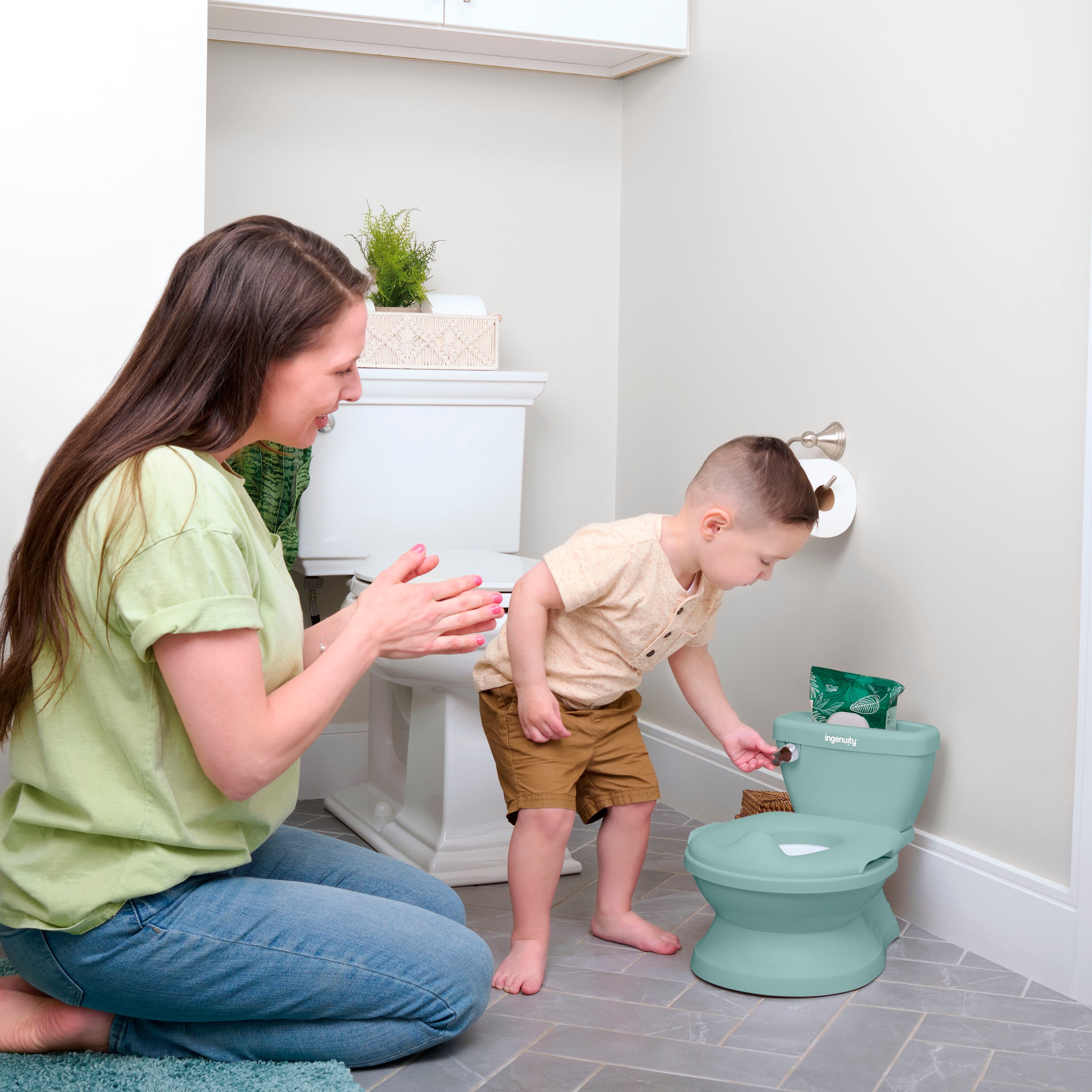 ingenuity Toilettentrainer »My Size Potty Pro™ - Weiß«