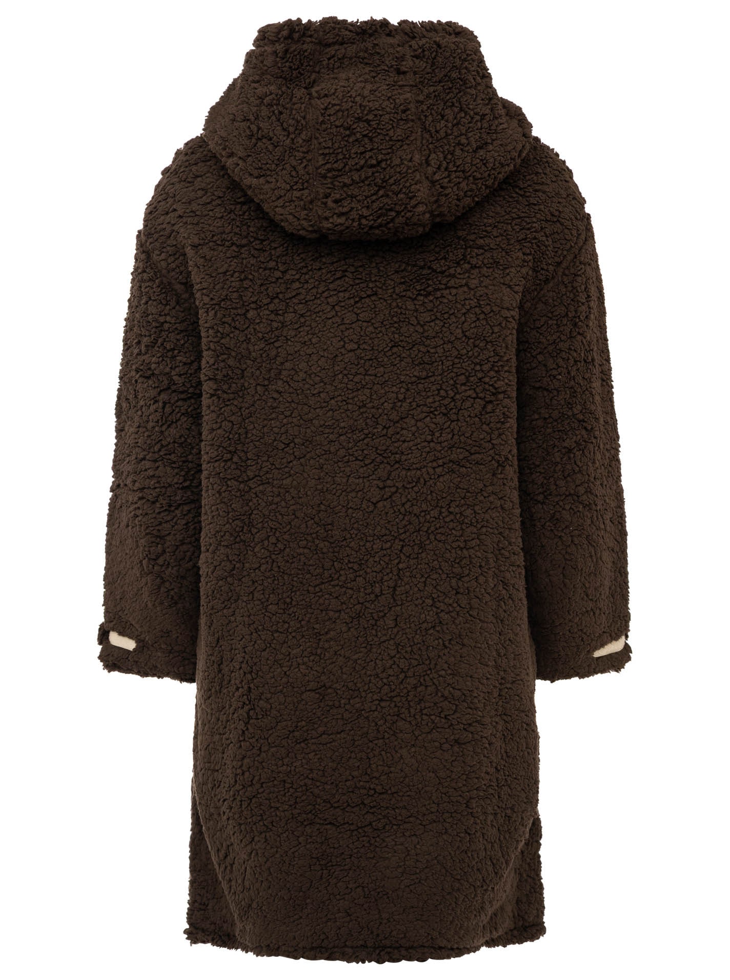 Zwillingsherz Kurzmantel »"Oversize Teddy Windjacke ZH"« weiches Teddy-Material, Kapuze, Reißverschluss, seitliche Taschen