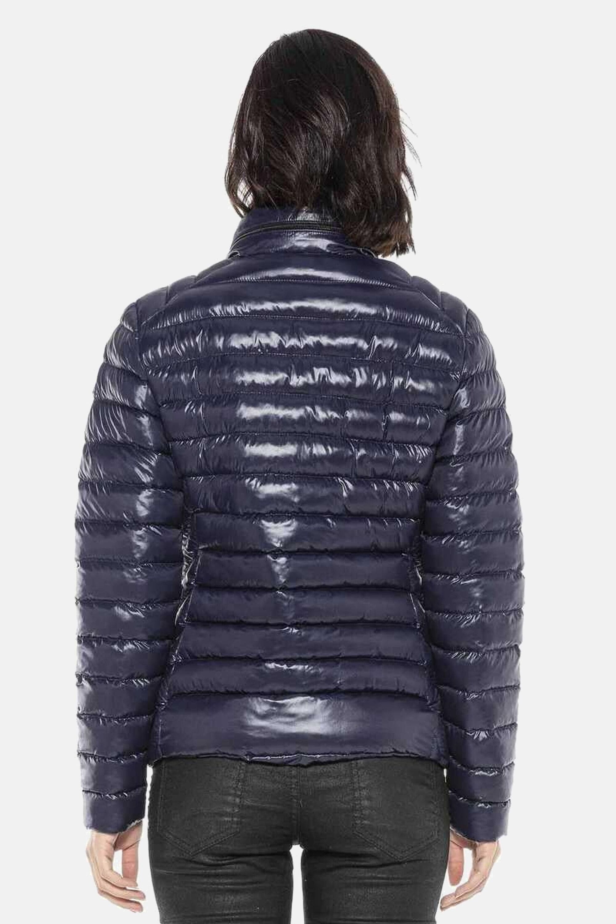Cipo & Baxx Winterjacke »Steppjacke in tollem Design«, ohne Kapuze, mit Markenpatch, WM113