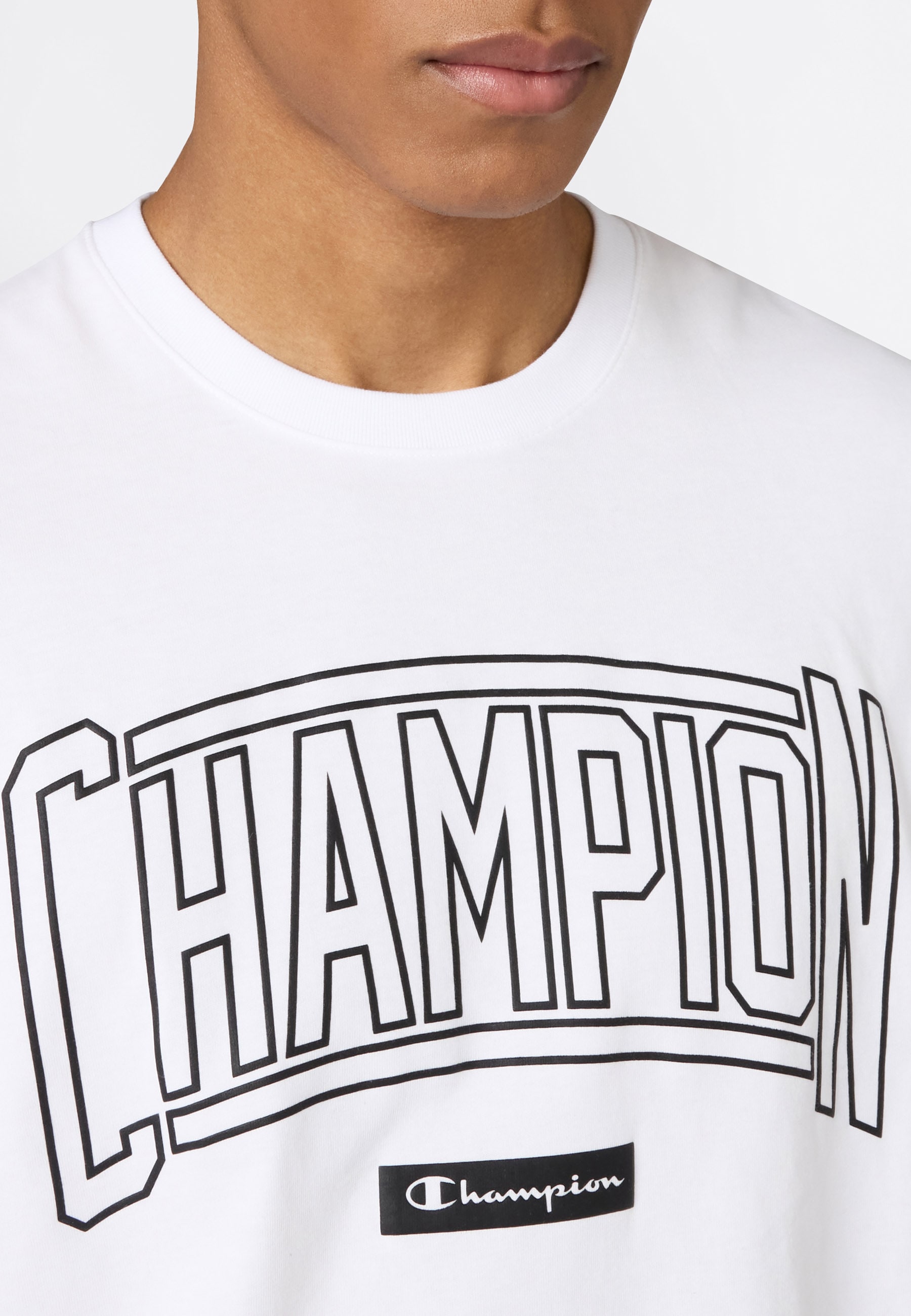 Champion T-Shirt »COLLEGE Relax Fit Crewneck T-Shirt« 1 tlg. für sportliche Aktivitäten, sportlicher Stil, Rundhalsausschnitt